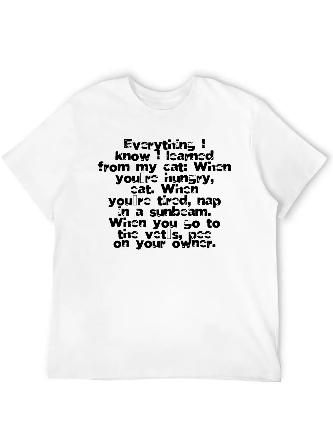 Bday Feline Dogs Funny Cat Quote Fur Catholicism Unisex Short Sleeve Soft Cotton T-Shirt – Casual Everyday Wear
