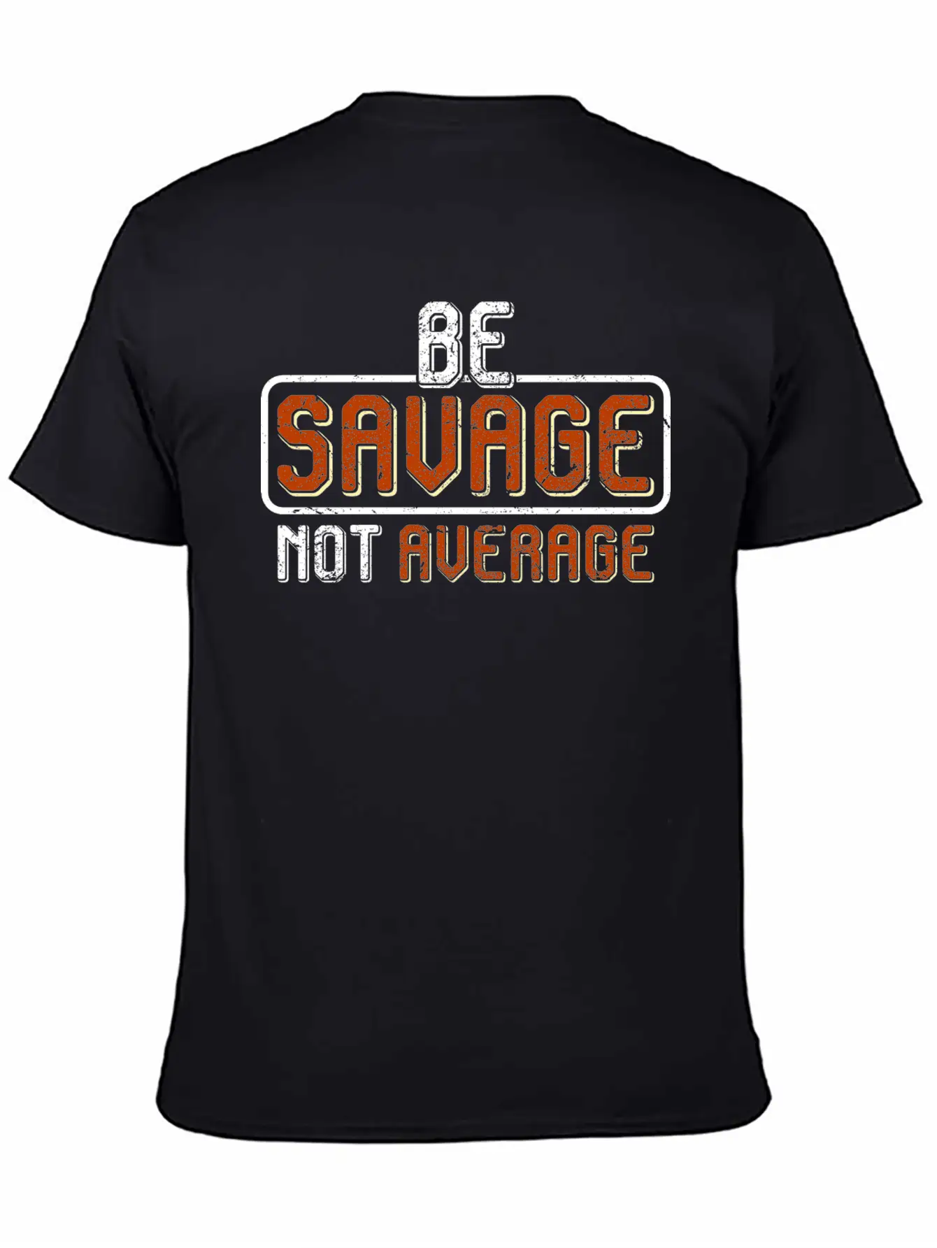 Be A Savage Not Average By The Manzanita´s Basic Graphic T-Shirt – Daily Comfort In Soft Cotton