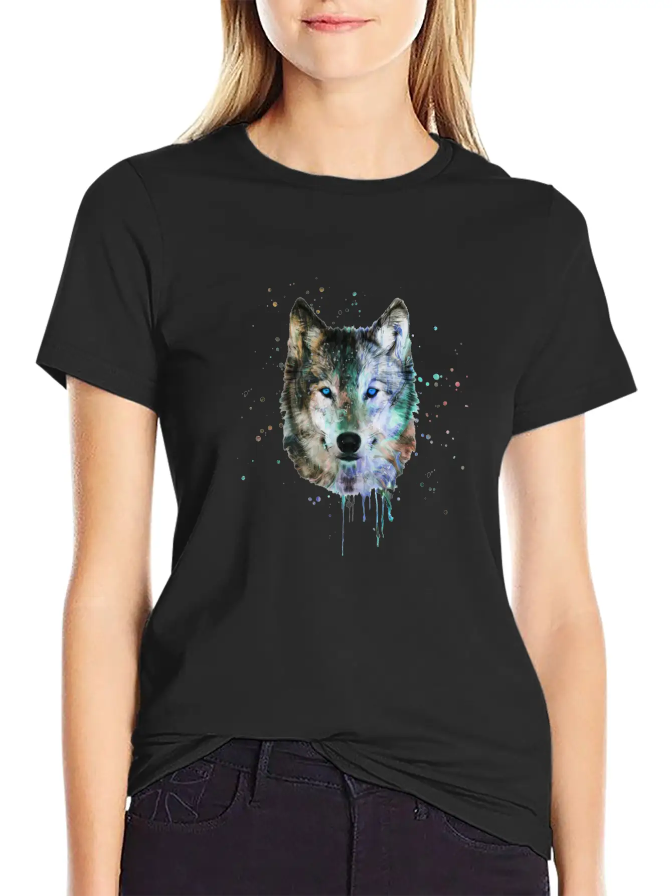 Be A Wild Wolf Unisex Short Sleeve Soft Cotton T-Shirt – Casual Everyday Wear