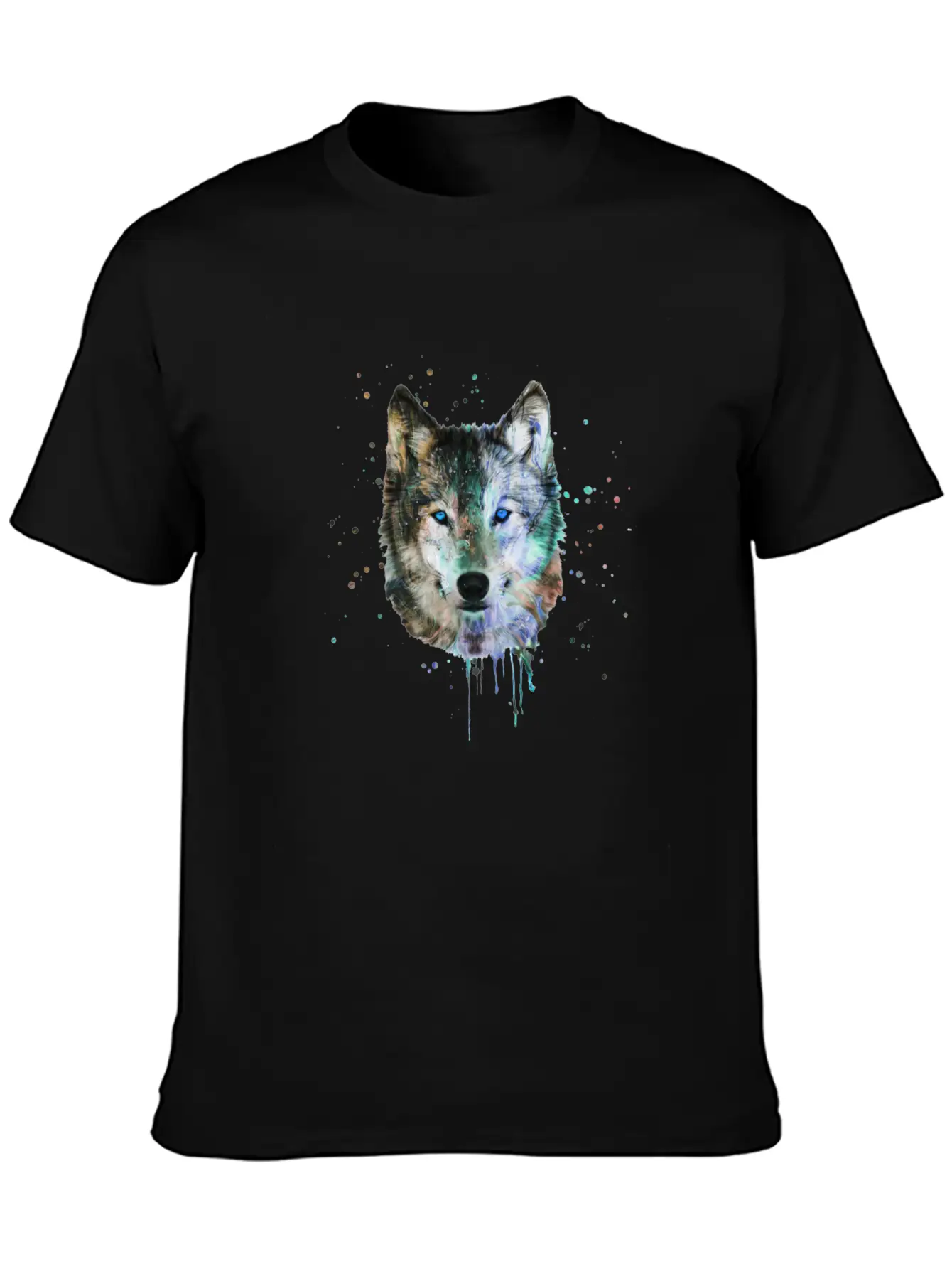 Be A Wild Wolf Unisex Short Sleeve Soft Cotton T-Shirt – Casual Everyday Wear