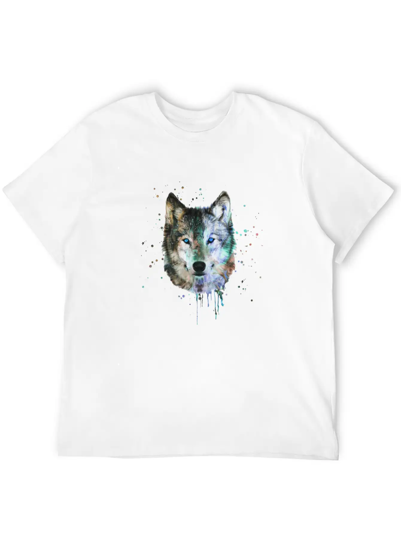 Be A Wild Wolf Unisex Short Sleeve Soft Cotton T-Shirt – Casual Everyday Wear