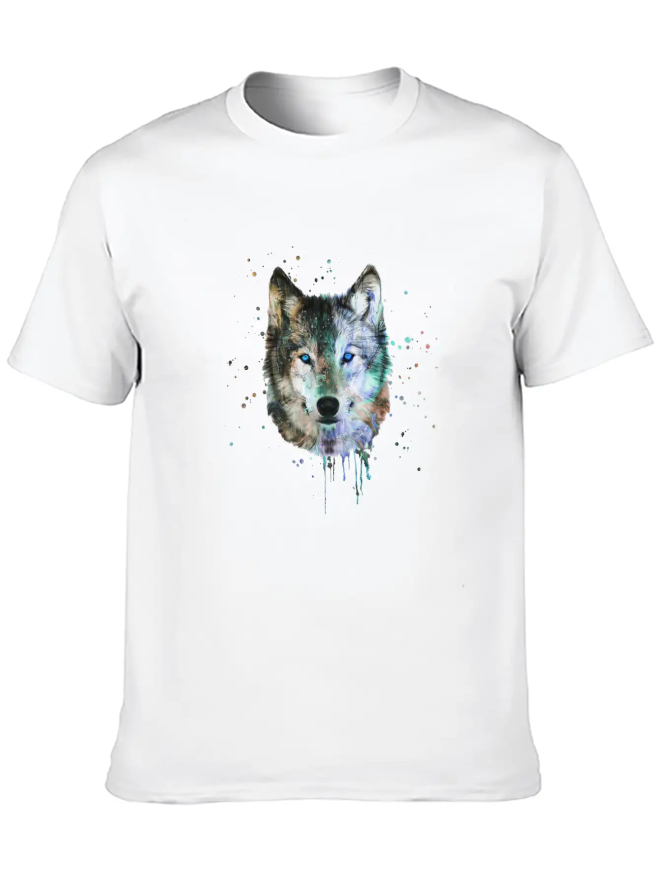 Be A Wild Wolf Unisex Short Sleeve Soft Cotton T-Shirt – Casual Everyday Wear