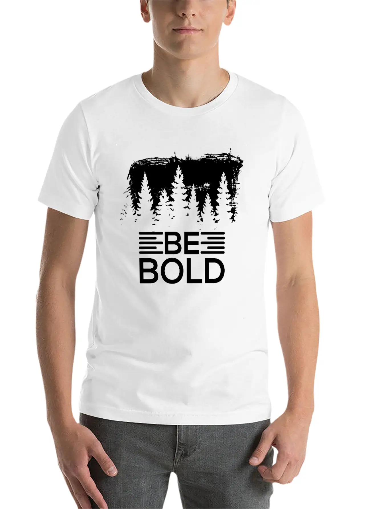 Be Bold Basic Graphic T-Shirt – Daily Comfort In Soft Cotton