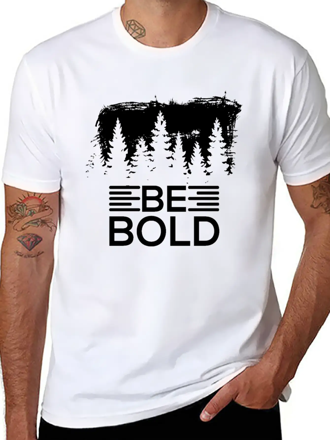 Be Bold Basic Graphic T-Shirt – Daily Comfort In Soft Cotton