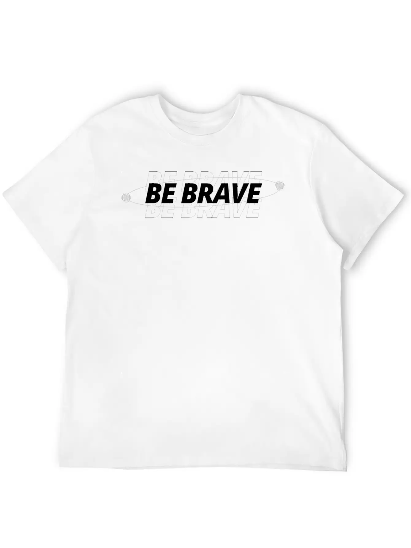 Be Brave Comfortable Minimalist Graphic Tee – Summer Style Essential