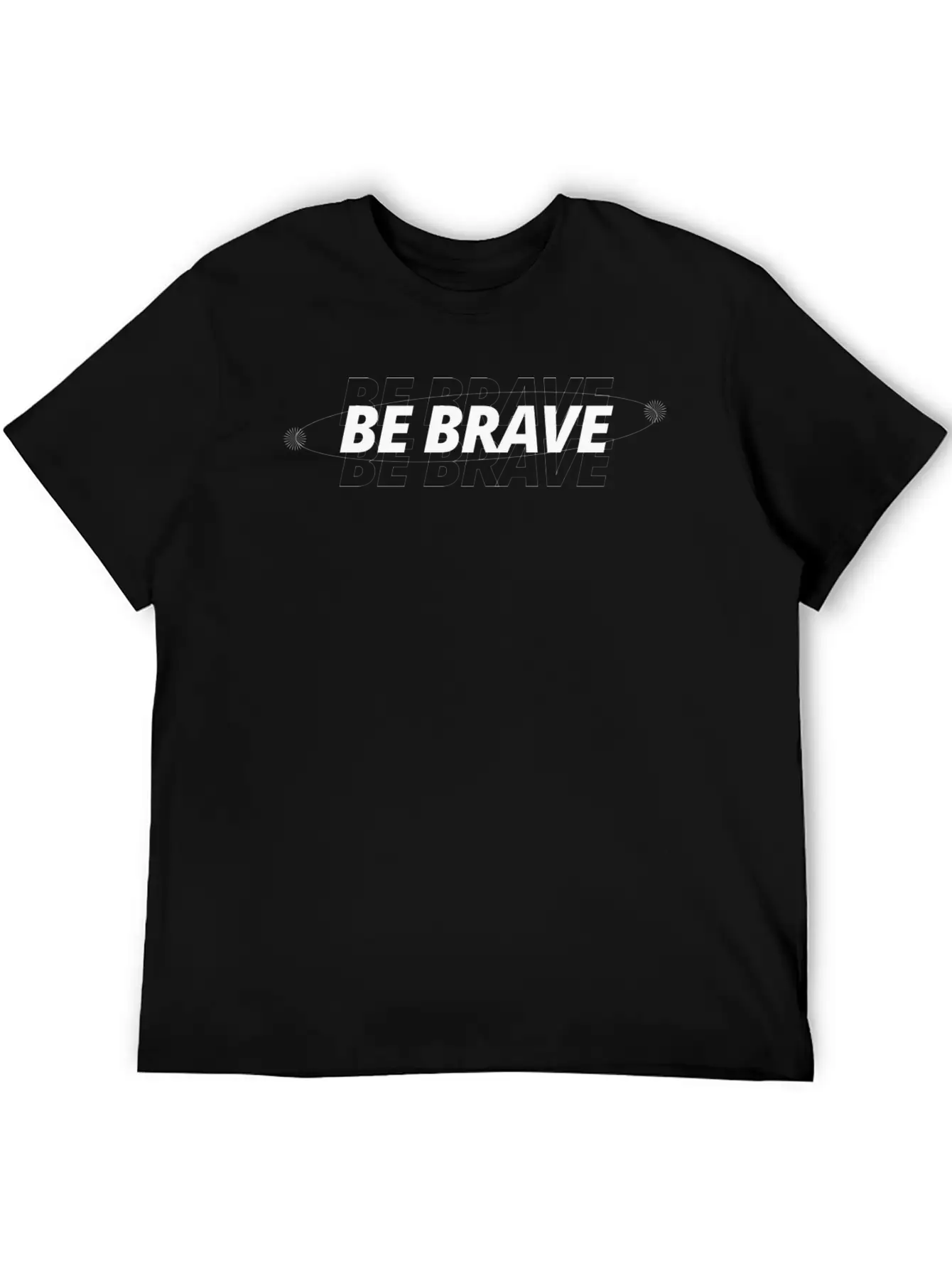 Be Brave Comfortable Minimalist Graphic Tee – Summer Style Essential