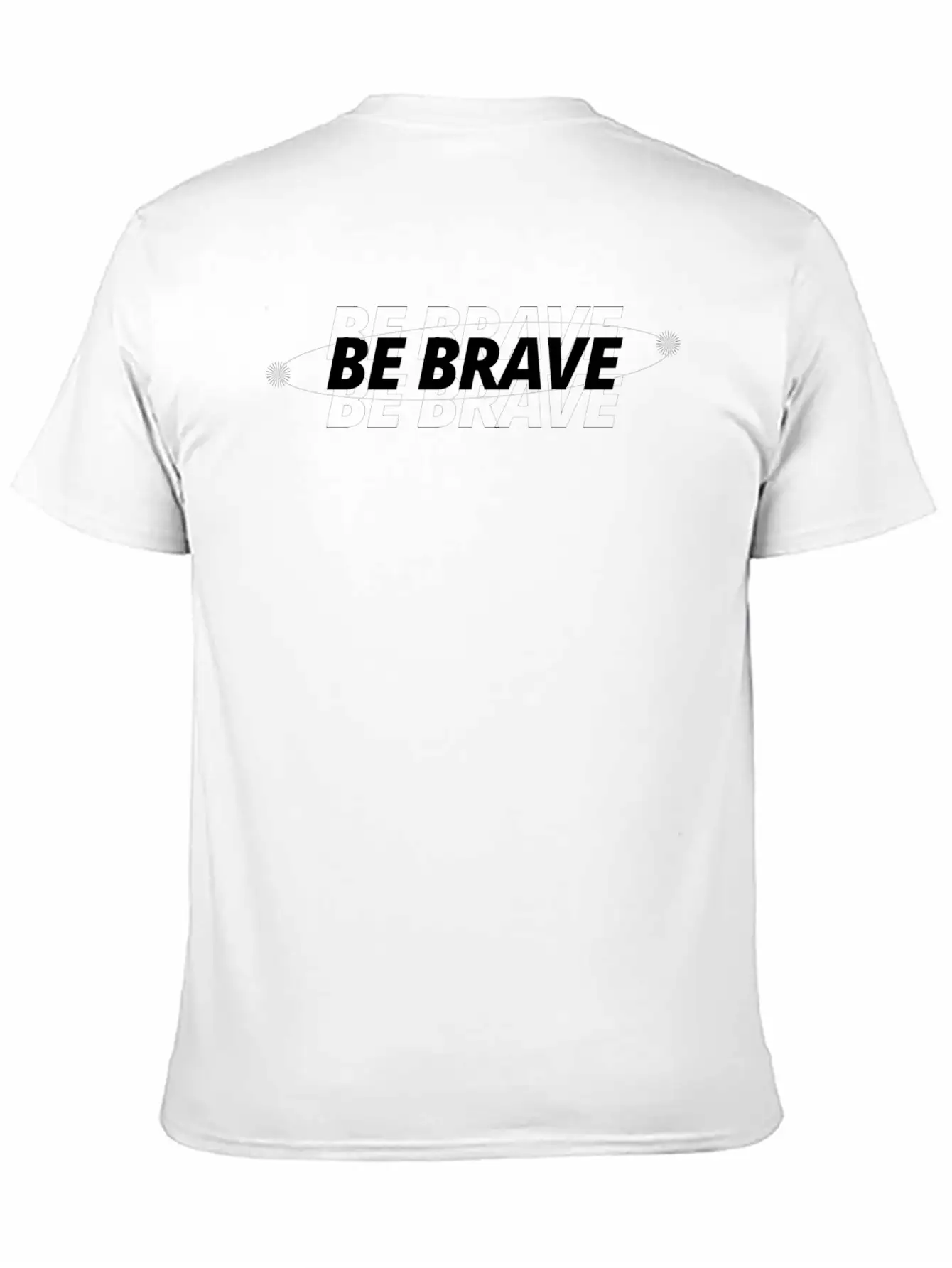Be Brave Comfortable Minimalist Graphic Tee – Summer Style Essential