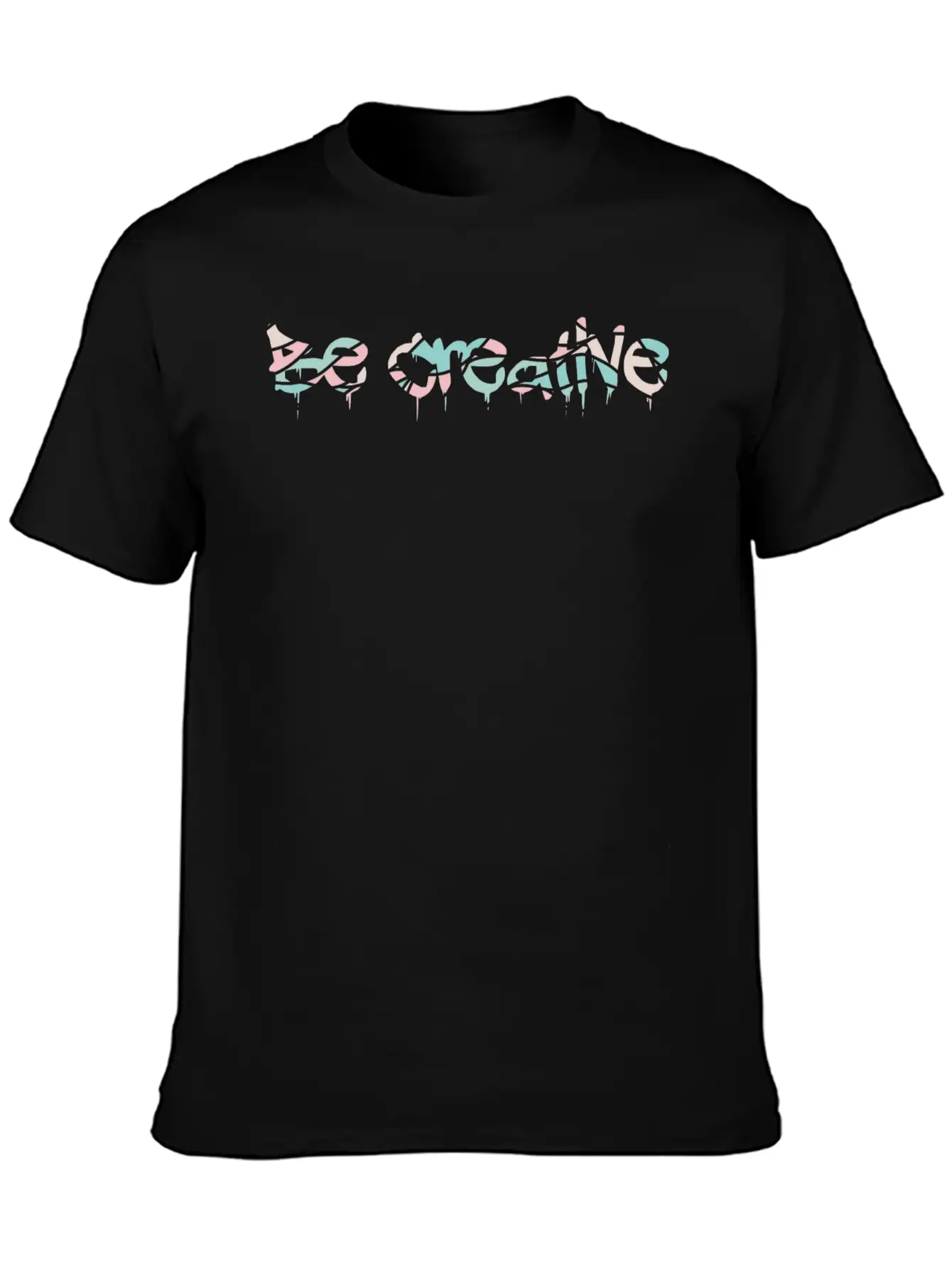 Be Creative Comfortable Minimalist Graphic Tee – Summer Style Essential
