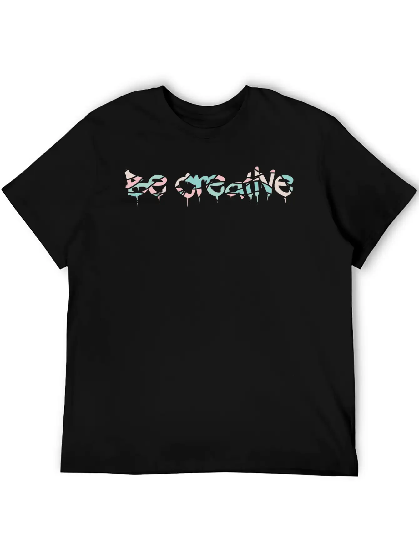 Be Creative Comfortable Minimalist Graphic Tee – Summer Style Essential