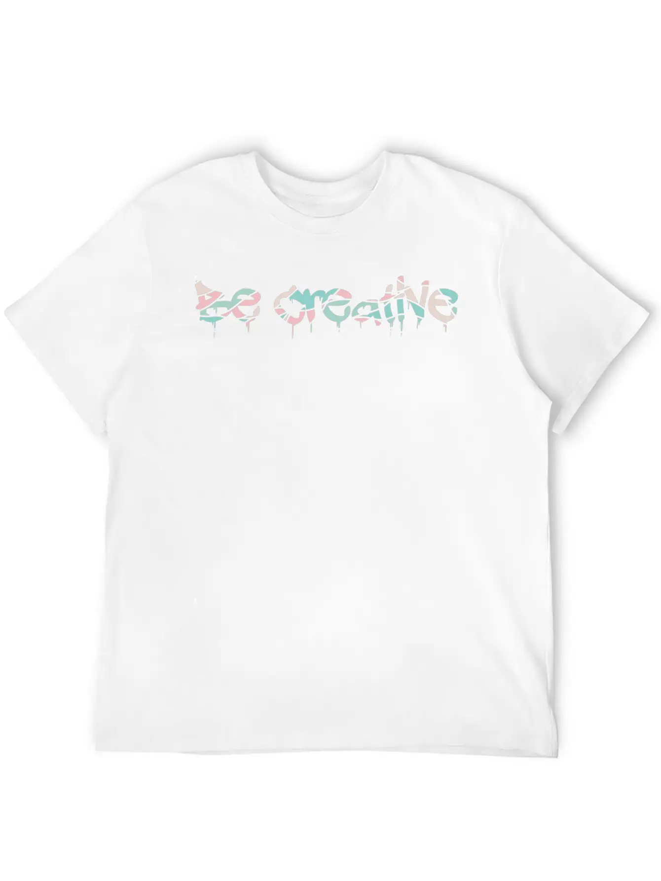 Be Creative Comfortable Minimalist Graphic Tee – Summer Style Essential