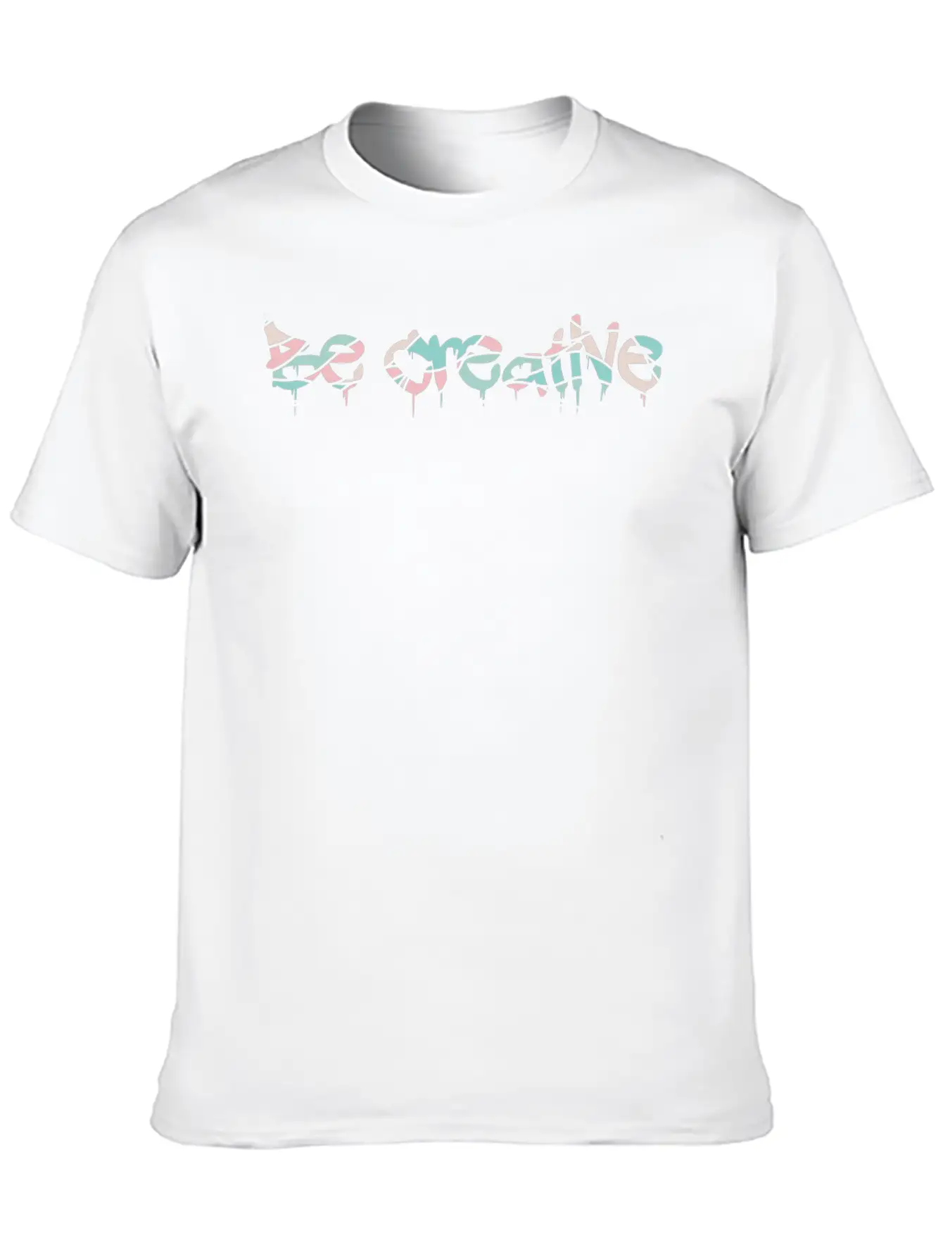 Be Creative Comfortable Minimalist Graphic Tee – Summer Style Essential