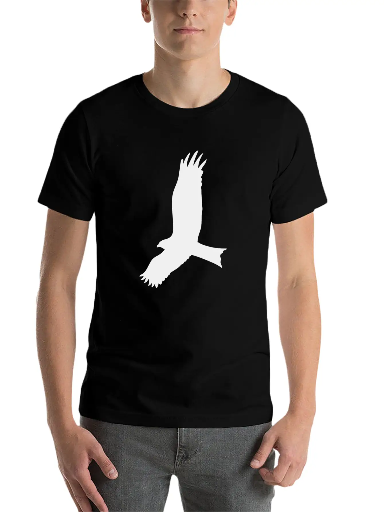 Be Free And Be An Eagle Unisex Short Sleeve Soft Cotton T-Shirt – Casual Everyday Wear