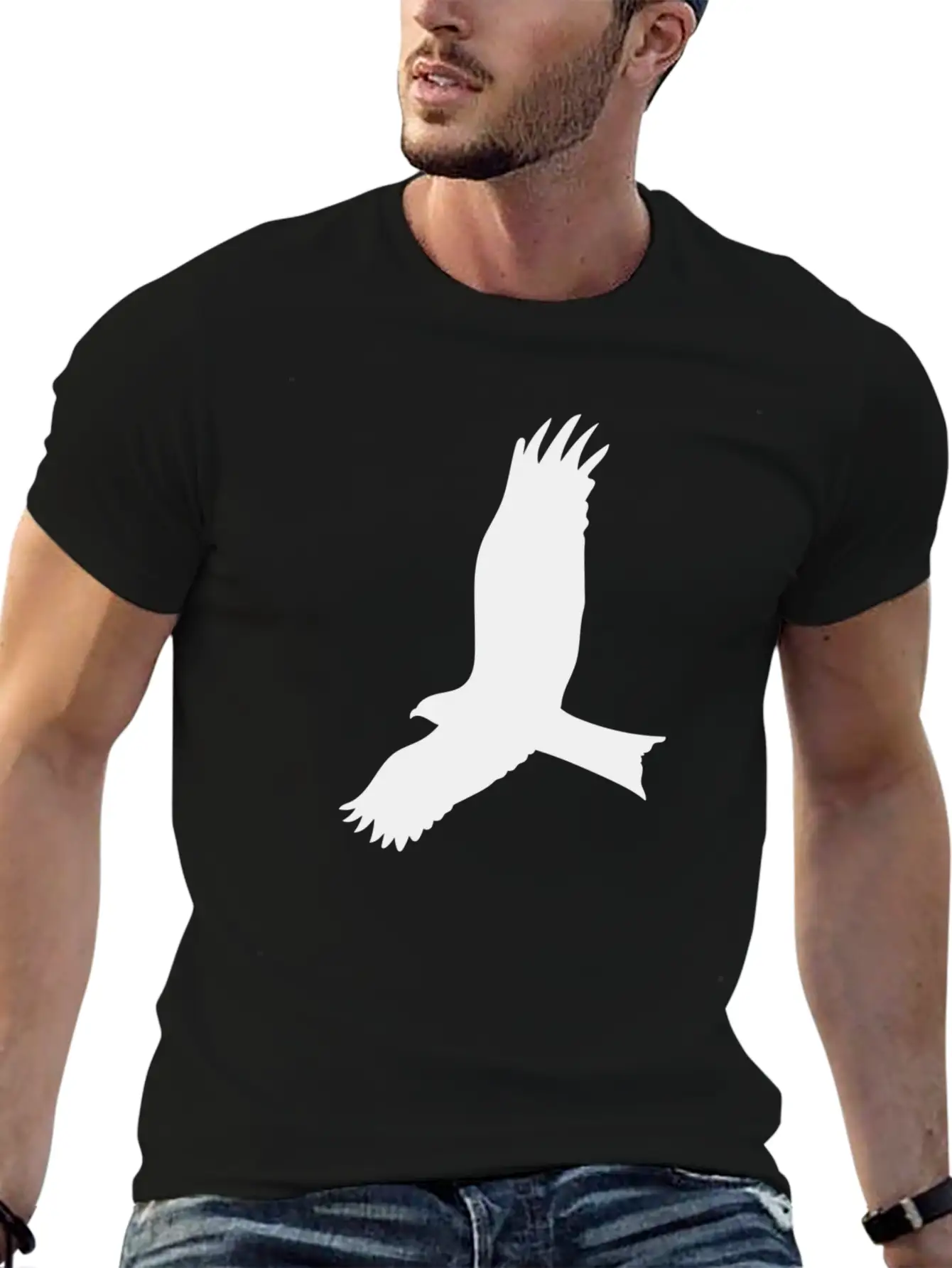 Be Free And Be An Eagle Unisex Short Sleeve Soft Cotton T-Shirt – Casual Everyday Wear