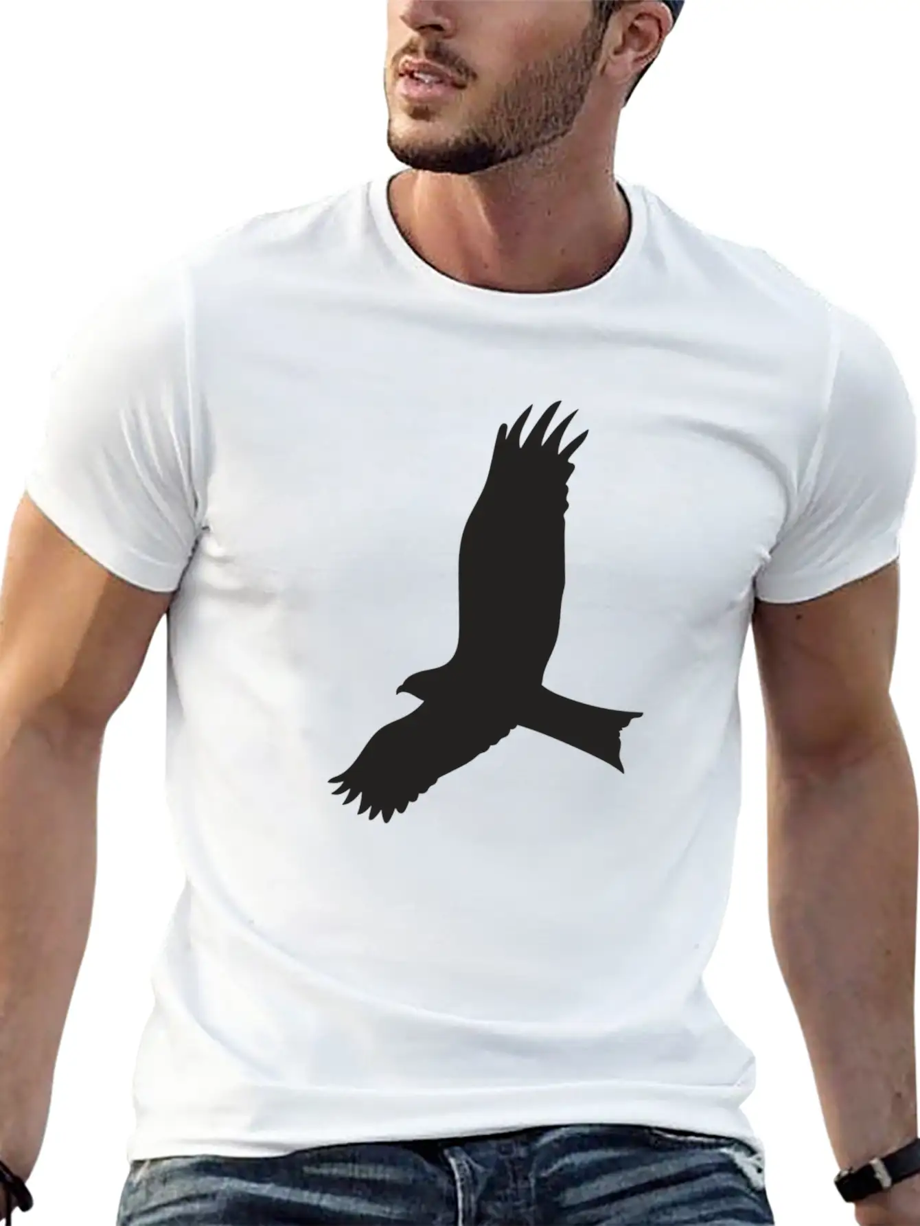 Be Free And Be An Eagle Unisex Short Sleeve Soft Cotton T-Shirt – Casual Everyday Wear