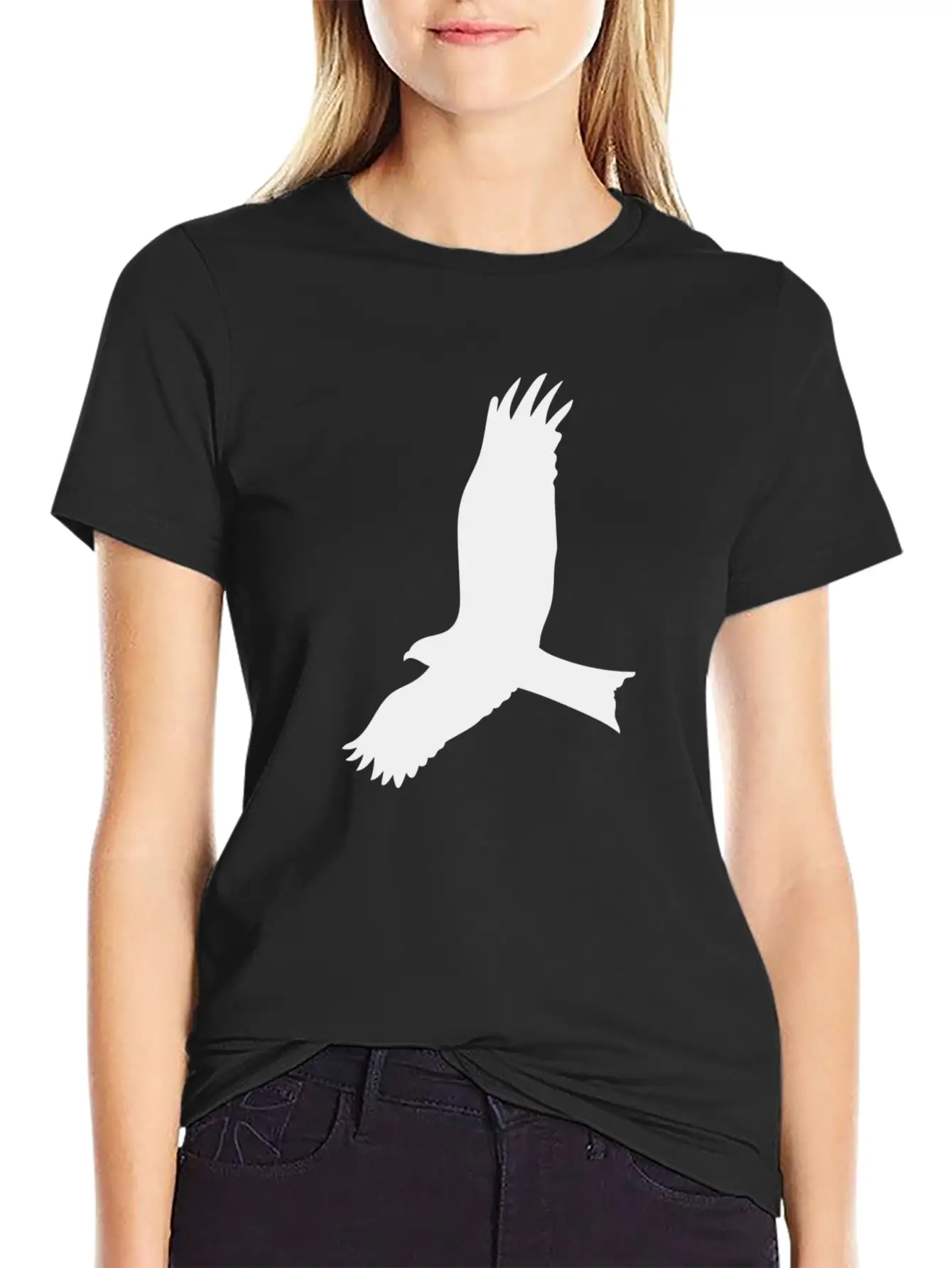 Be Free And Be An Eagle Unisex Short Sleeve Soft Cotton T-Shirt – Casual Everyday Wear