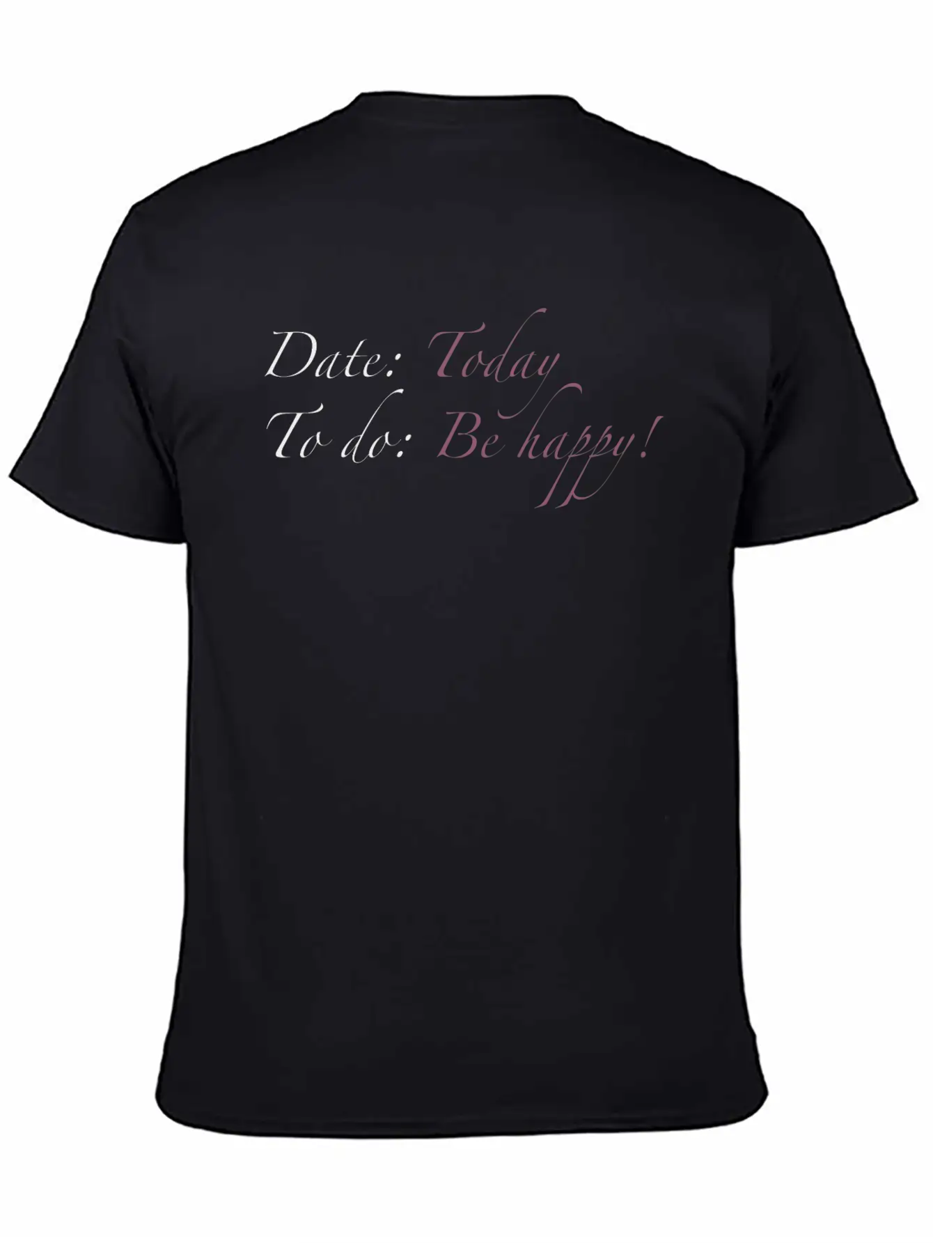 Be Happy! Basic Graphic T-Shirt – Daily Comfort In Soft Cotton