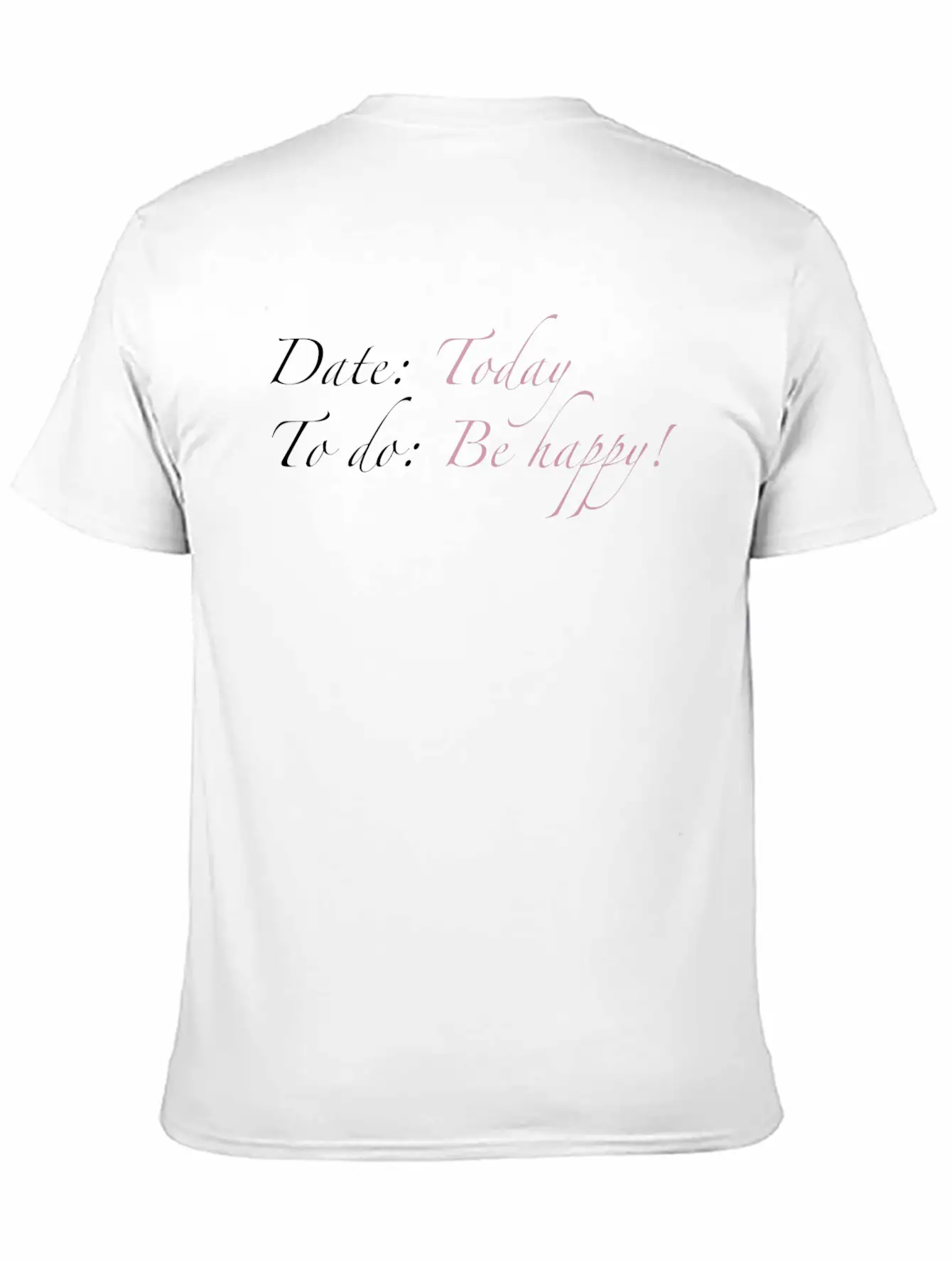 Be Happy! Basic Graphic T-Shirt – Daily Comfort In Soft Cotton
