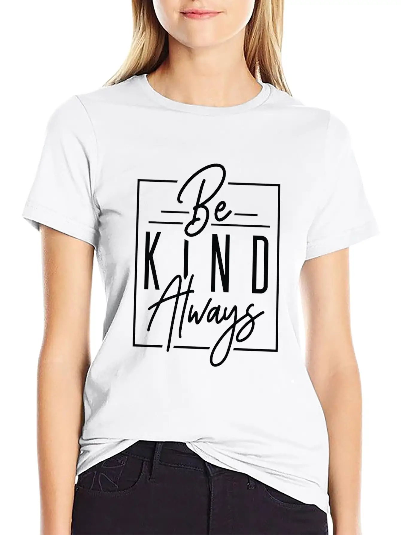Be Kind Always | Heartfelt Reminder Tee Unisex Short Sleeve Soft Cotton T-Shirt – Casual Everyday Wear