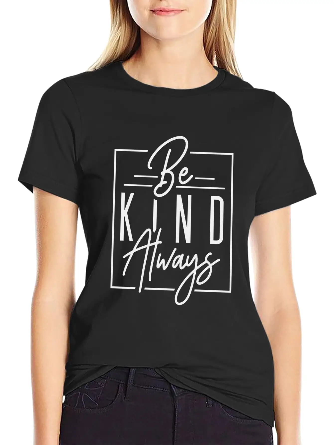 Be Kind Always | Heartfelt Reminder Tee Unisex Short Sleeve Soft Cotton T-Shirt – Casual Everyday Wear