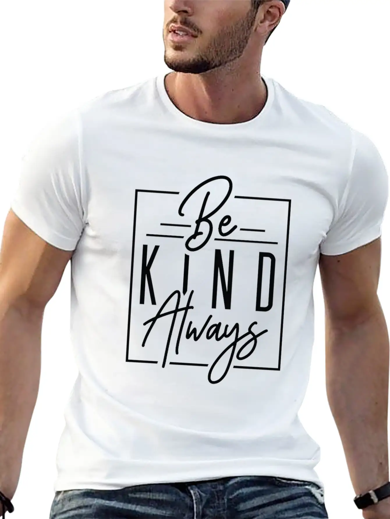 Be Kind Always | Heartfelt Reminder Tee Unisex Short Sleeve Soft Cotton T-Shirt – Casual Everyday Wear