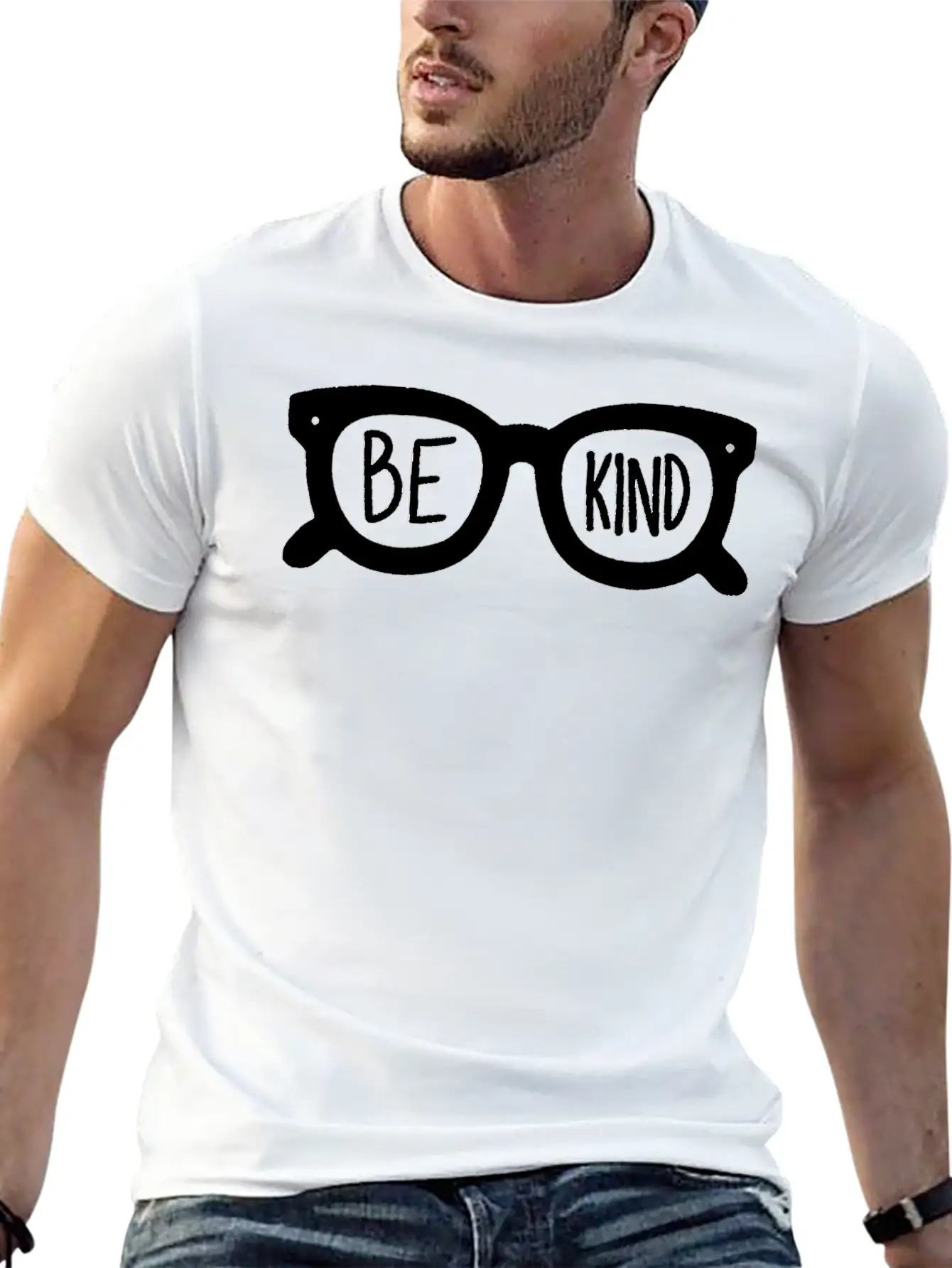Be Kind – Spread Kindness With This Fun & Stylish Stylish Everyday T-Shirt – Unisex Basic Cotton Tee