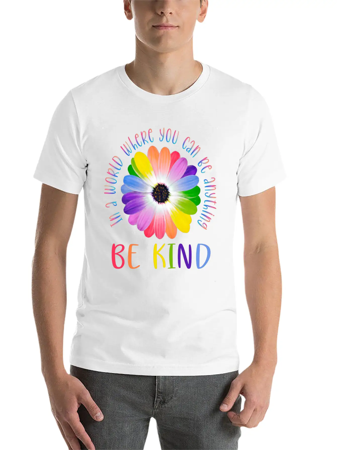 Be Kind Stylish Everyday T-Shirt – Unisex Basic Cotton Tee