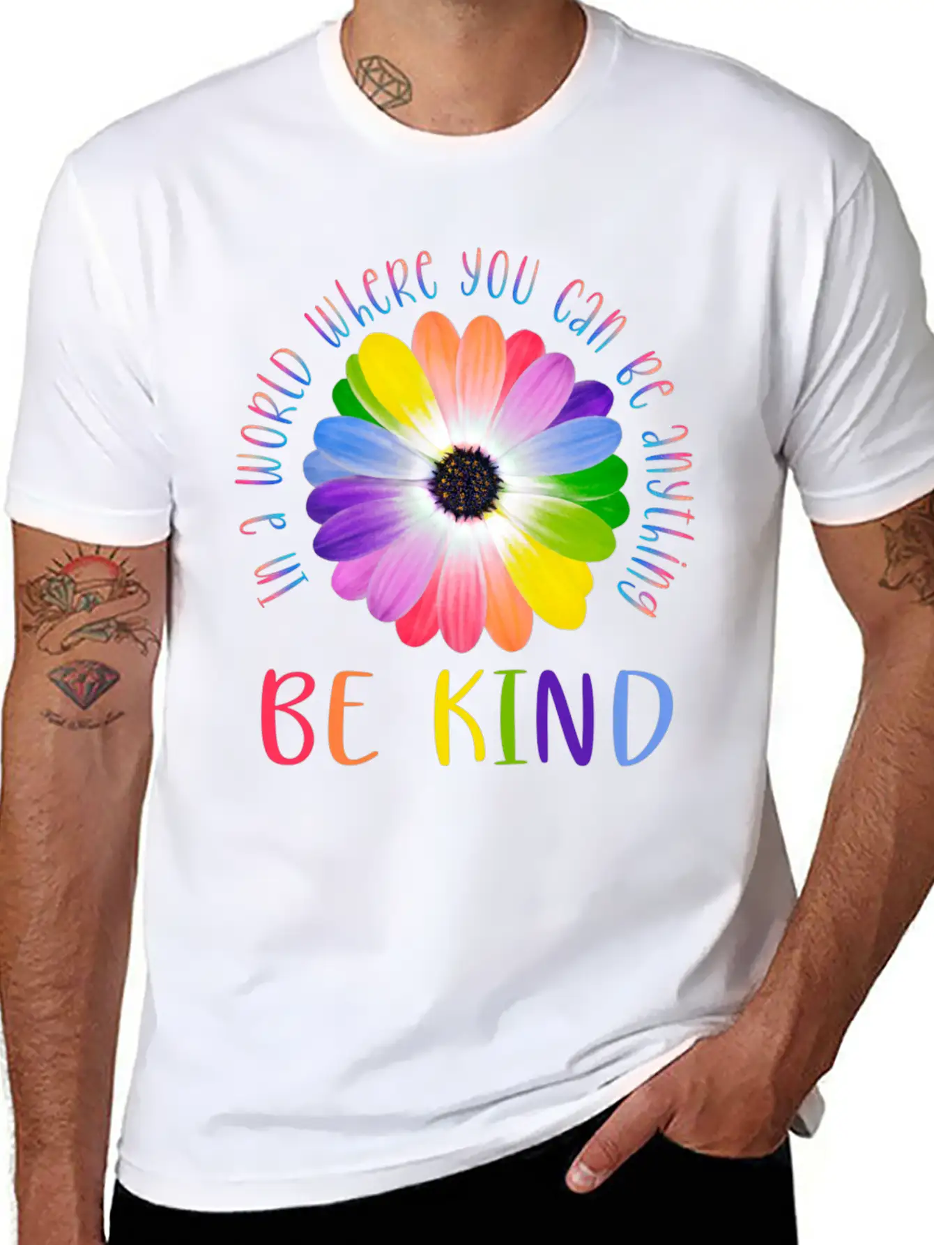 Be Kind Stylish Everyday T-Shirt – Unisex Basic Cotton Tee