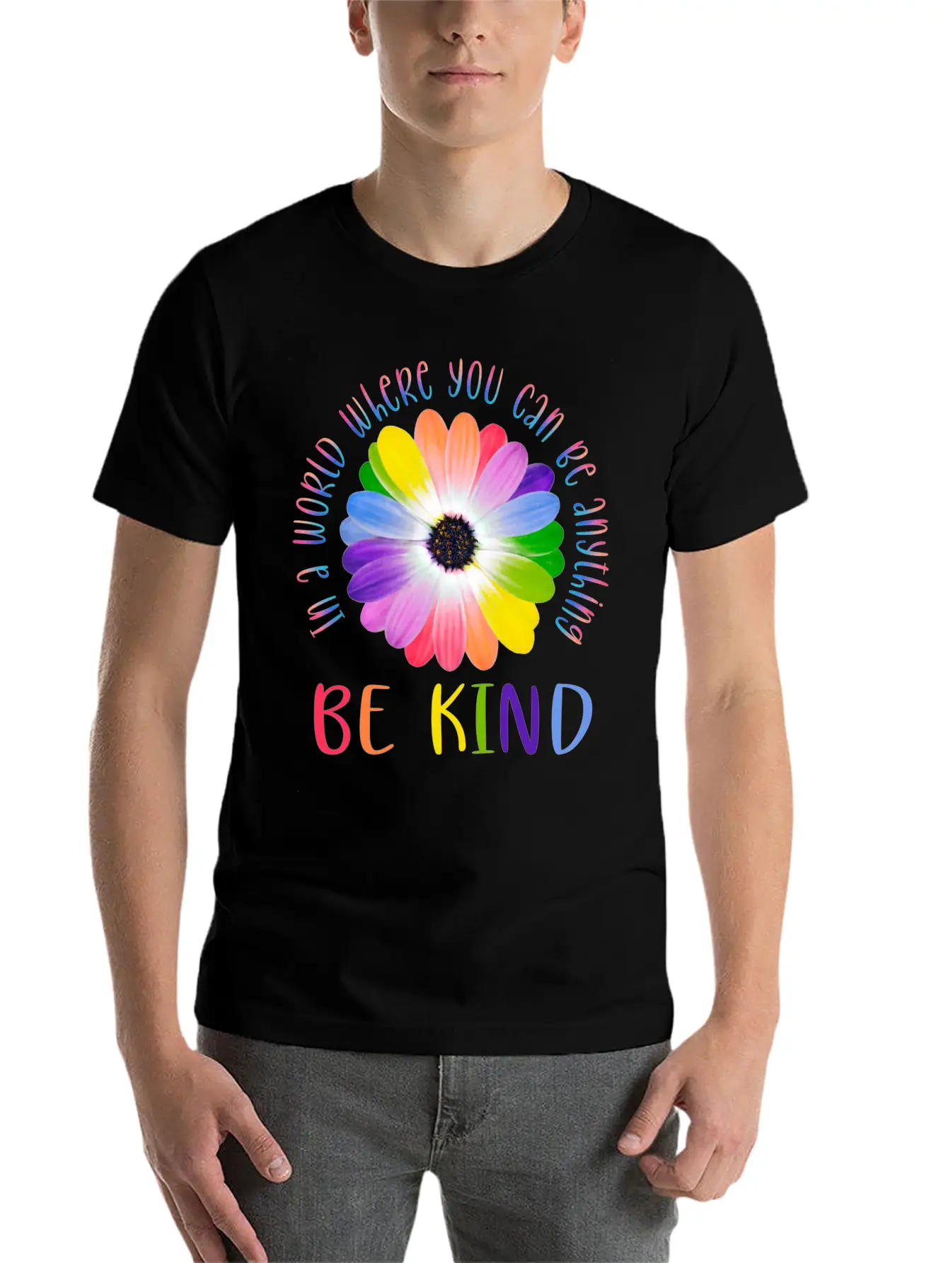 Be Kind Stylish Everyday T-Shirt – Unisex Basic Cotton Tee