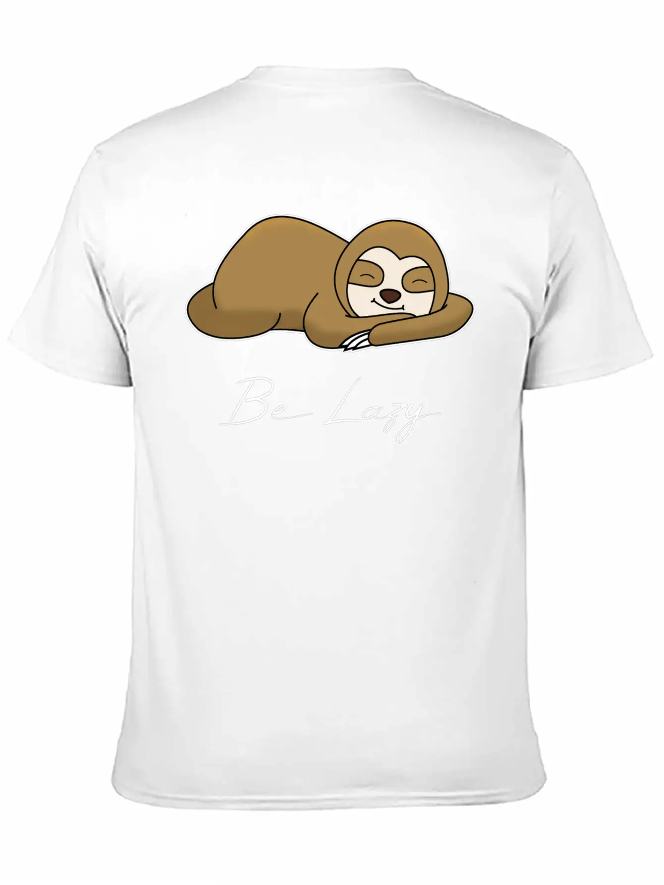 BE LAZY Unisex Short Sleeve Soft Cotton T-Shirt – Casual Everyday Wear