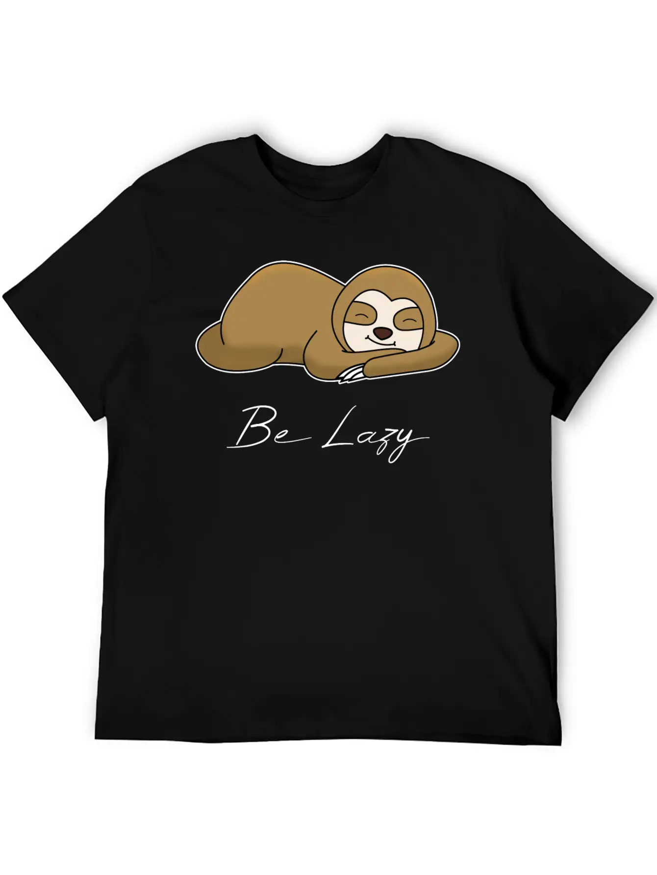 BE LAZY Unisex Short Sleeve Soft Cotton T-Shirt – Casual Everyday Wear