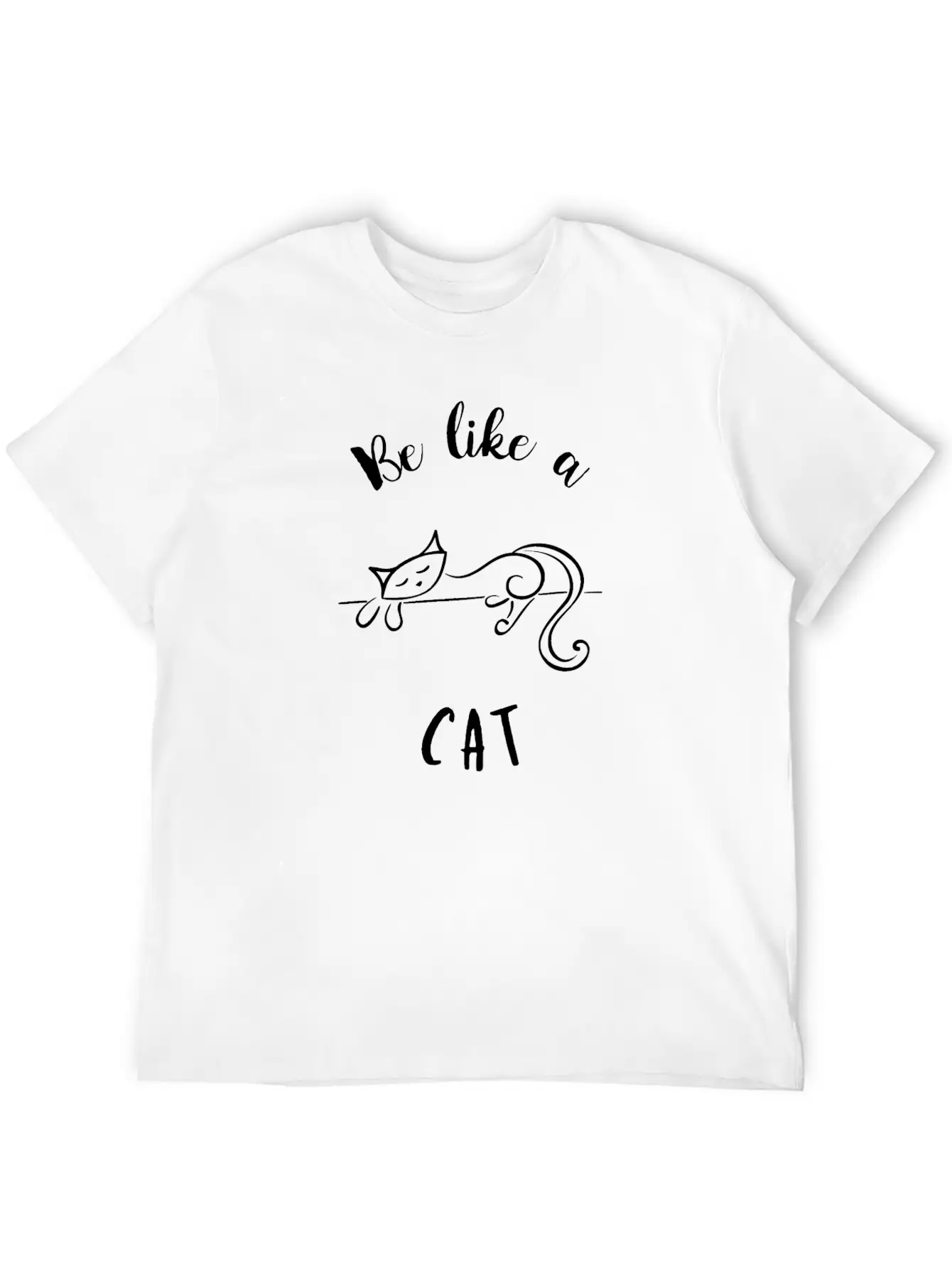 Be Like A Cat Stylish Everyday T-Shirt – Unisex Basic Cotton Tee