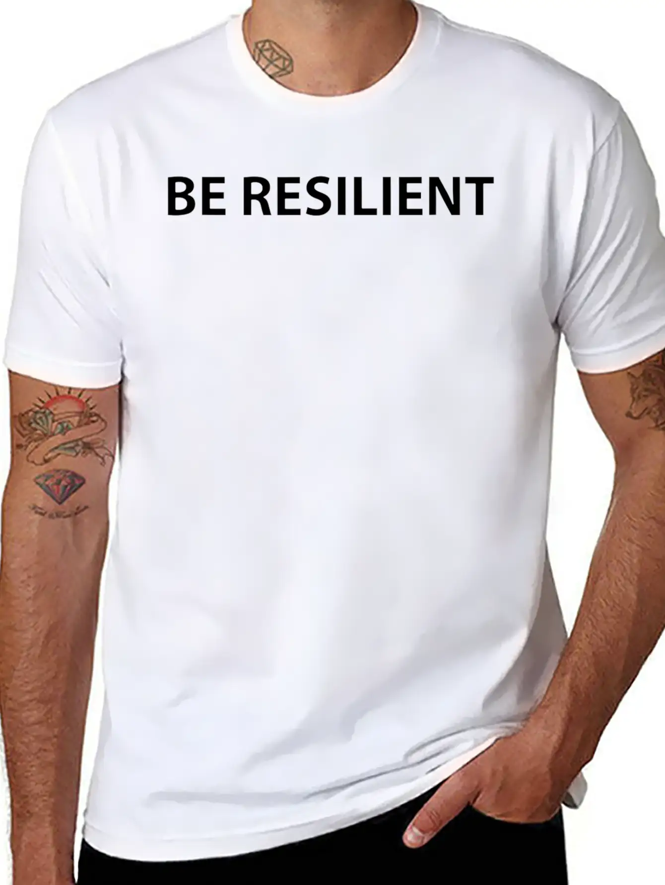 Be Resilient Valentine For Her For Him Unisex Short Sleeve Soft Cotton T-Shirt – Casual Everyday Wear