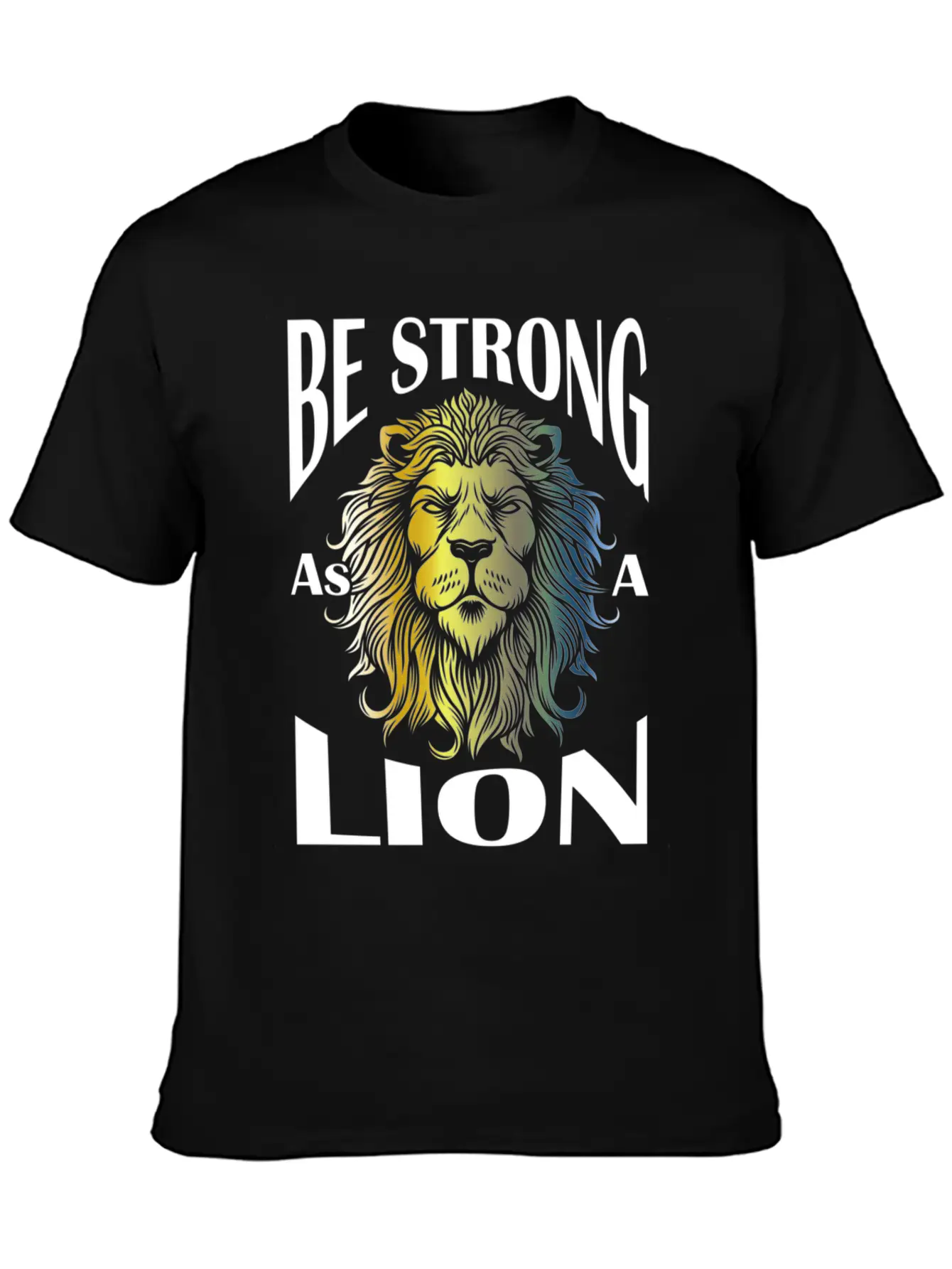 Be Strong As A Lion Comfortable Minimalist Graphic Tee – Summer Style Essential