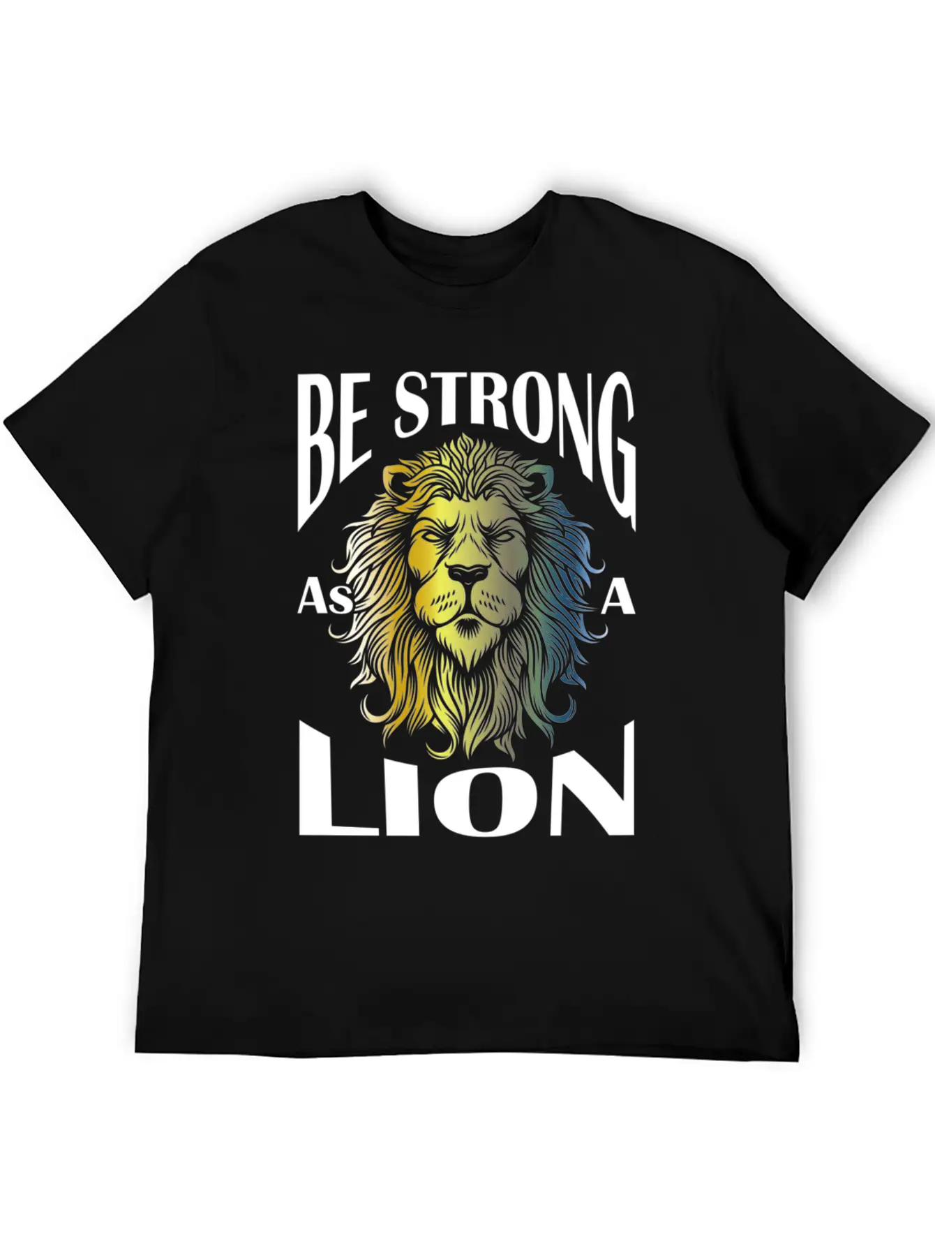 Be Strong As A Lion Comfortable Minimalist Graphic Tee – Summer Style Essential