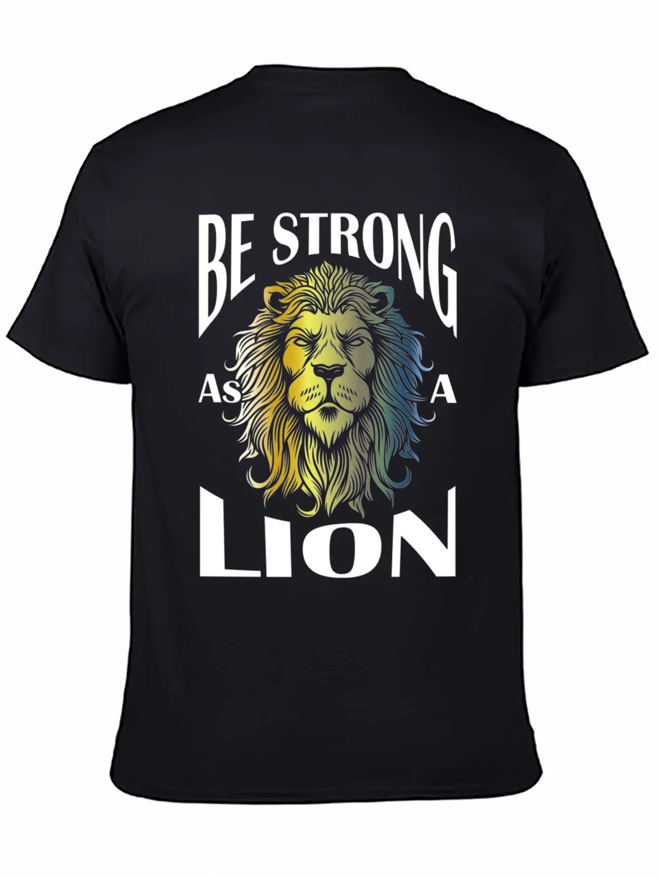 Be Strong As A Lion Comfortable Minimalist Graphic Tee – Summer Style Essential
