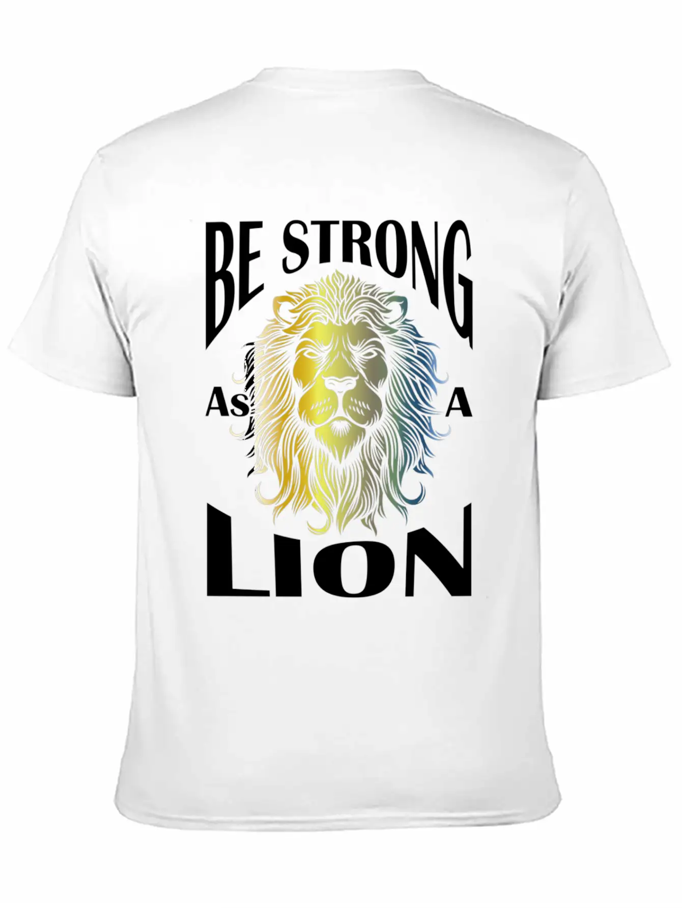 Be Strong As A Lion Comfortable Minimalist Graphic Tee – Summer Style Essential