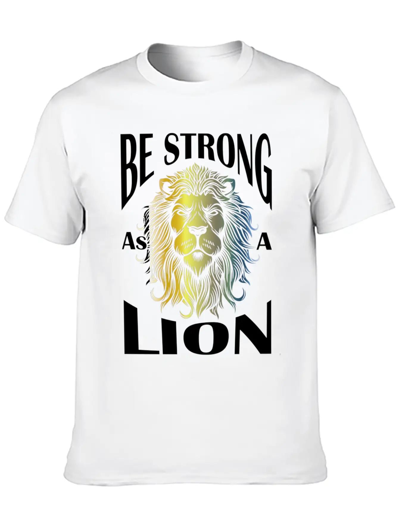 Be Strong As A Lion Comfortable Minimalist Graphic Tee – Summer Style Essential