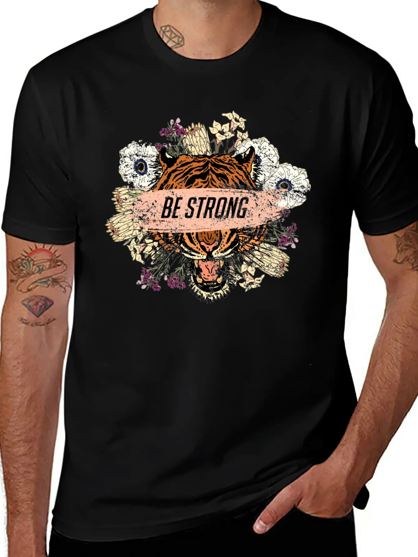 Be Strong Basic Graphic T-Shirt – Daily Comfort In Soft Cotton