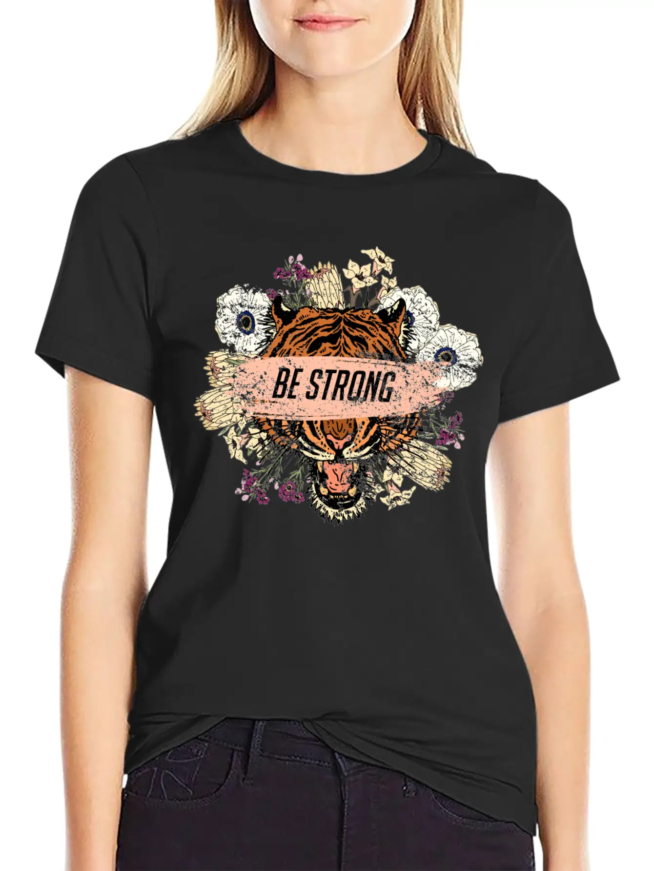 Be Strong Basic Graphic T-Shirt – Daily Comfort In Soft Cotton