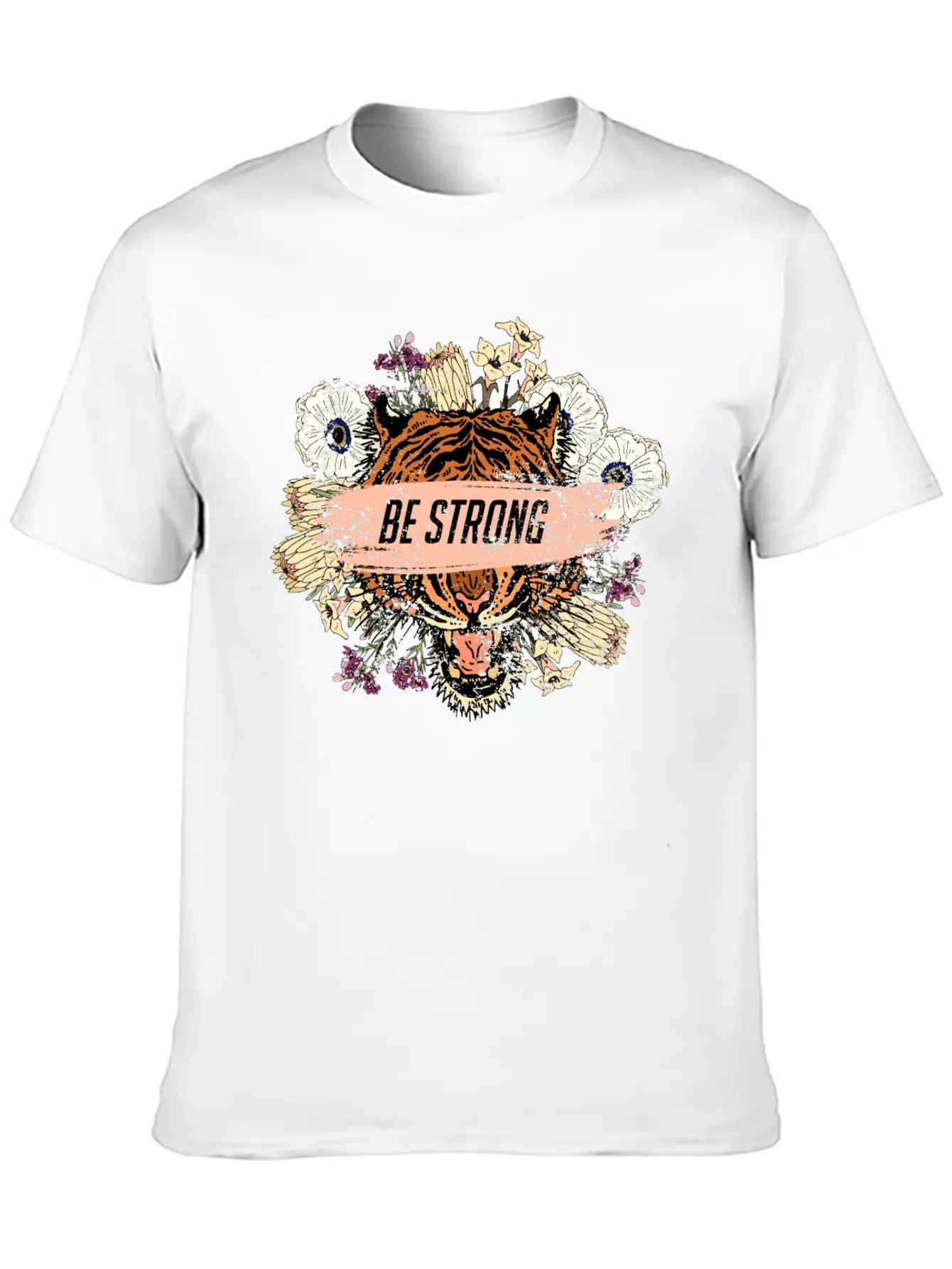 Be Strong Basic Graphic T-Shirt – Daily Comfort In Soft Cotton