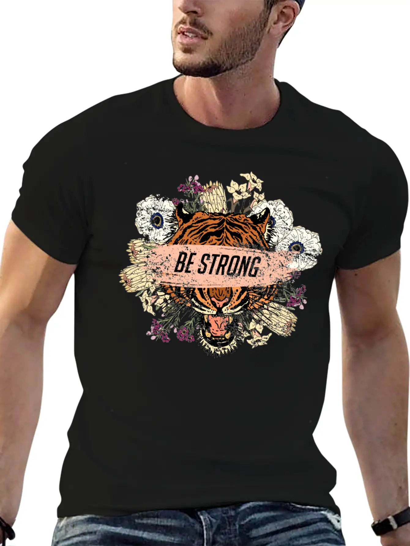 Be Strong Basic Graphic T-Shirt – Daily Comfort In Soft Cotton