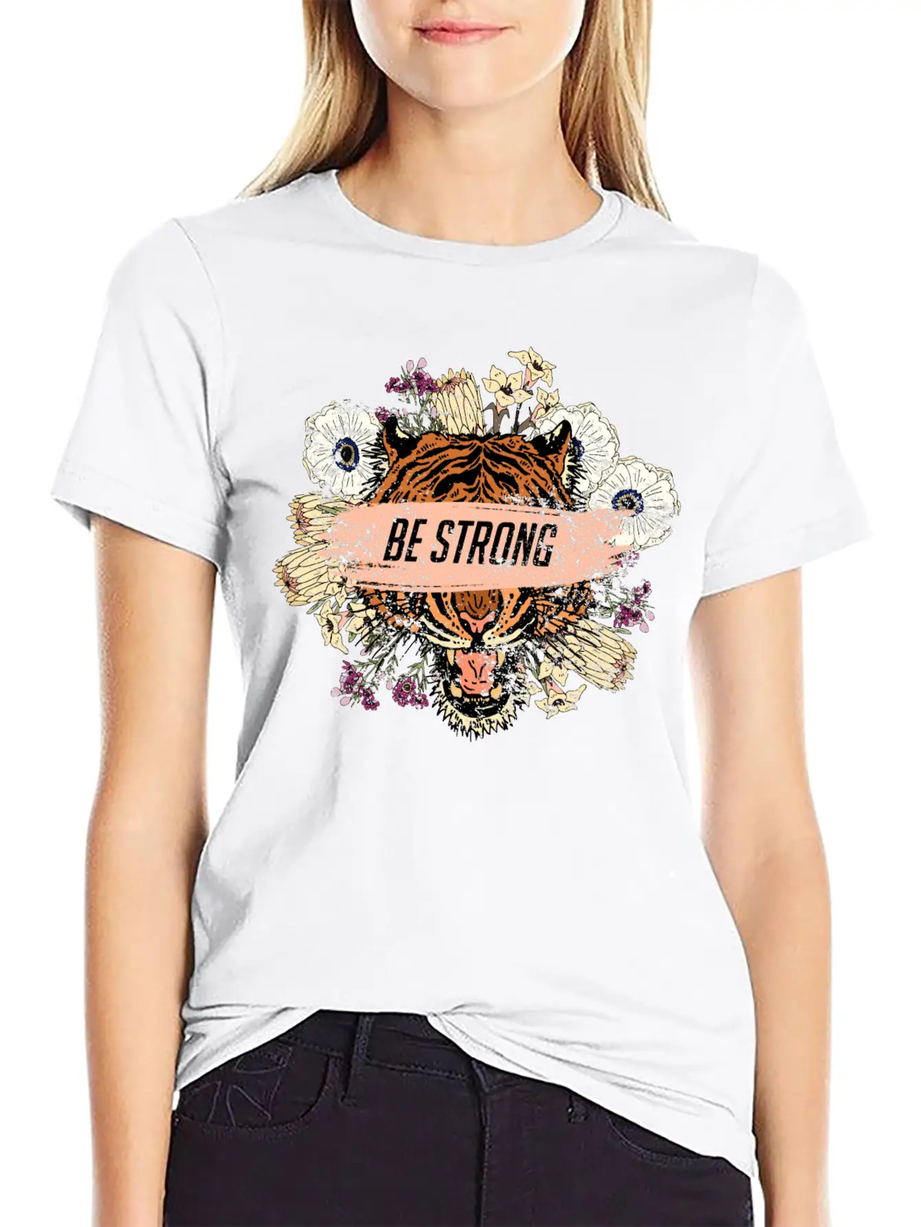 Be Strong Basic Graphic T-Shirt – Daily Comfort In Soft Cotton