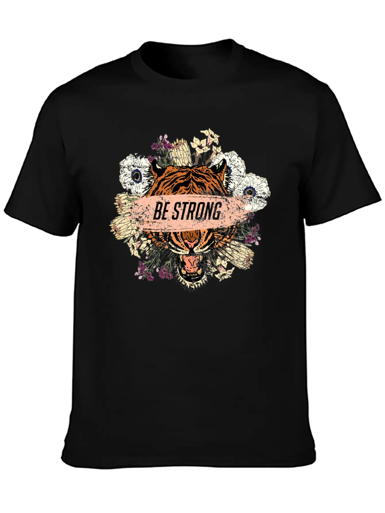Be Strong Basic Graphic T-Shirt – Daily Comfort In Soft Cotton