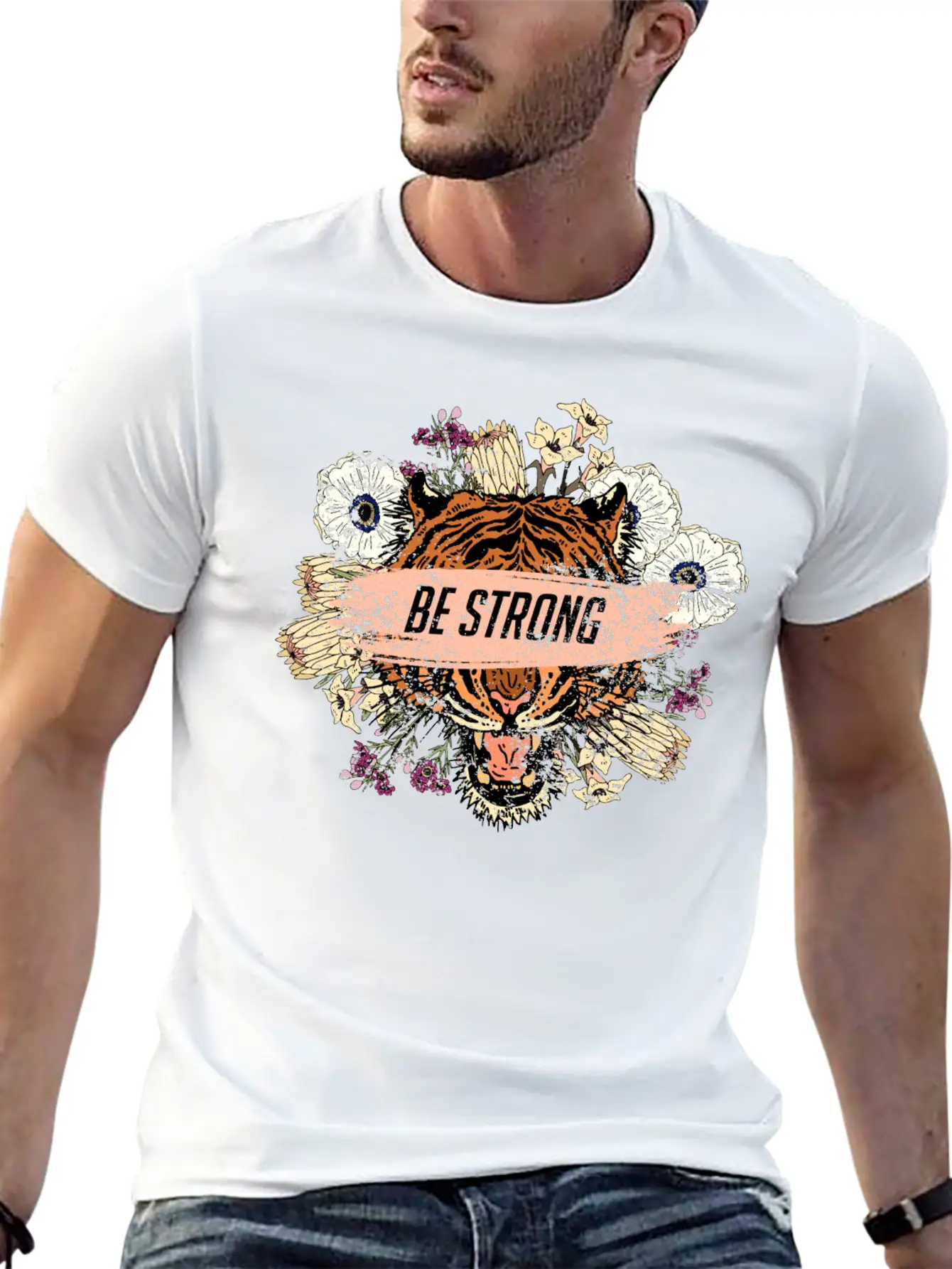 Be Strong Basic Graphic T-Shirt – Daily Comfort In Soft Cotton