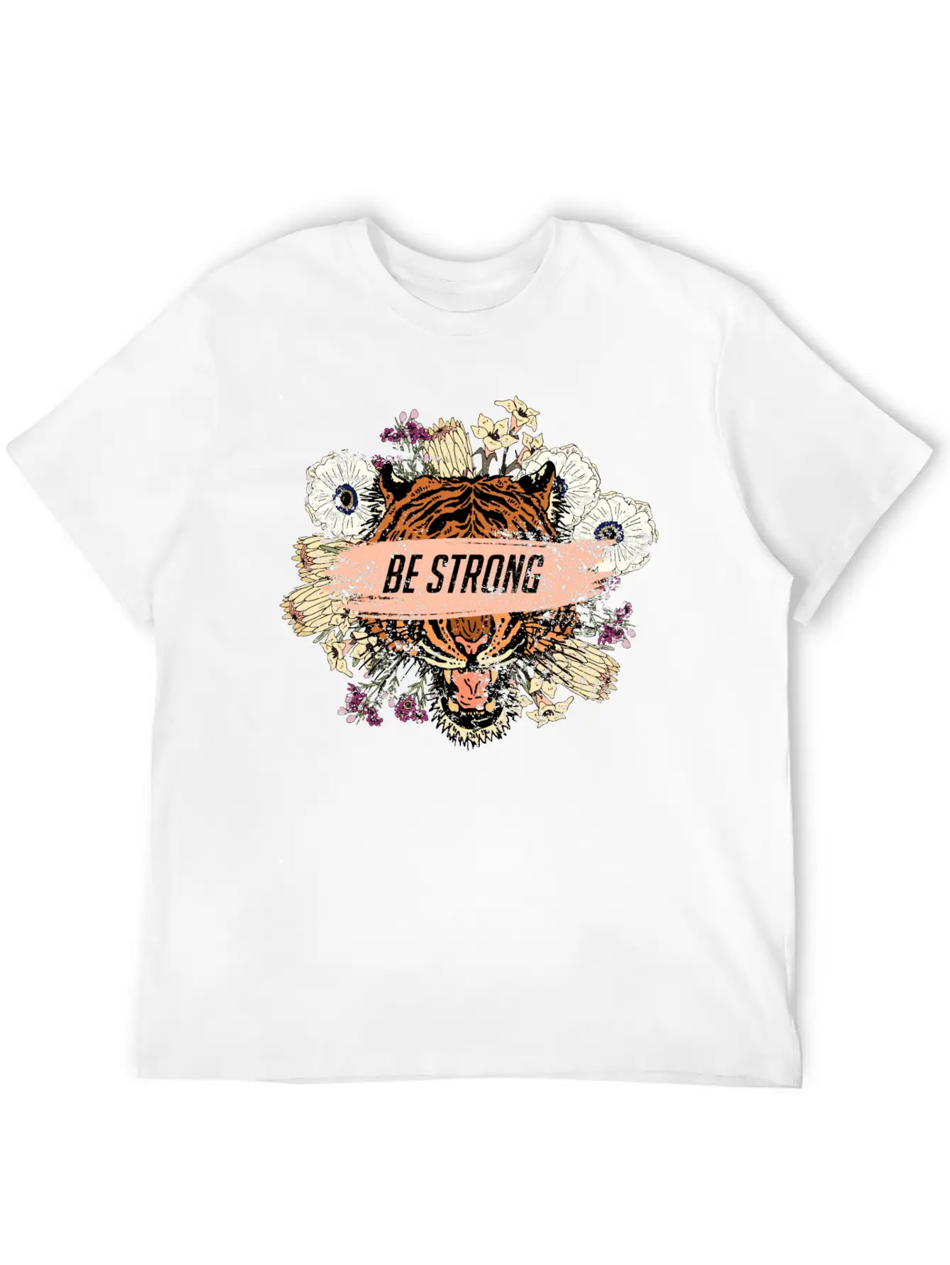 Be Strong Basic Graphic T-Shirt – Daily Comfort In Soft Cotton