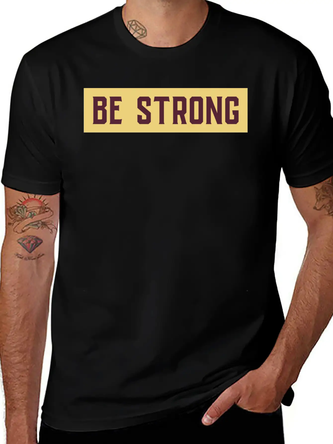 Be Strong Timeless Short Sleeve Tee – Comfy And Minimalist Design