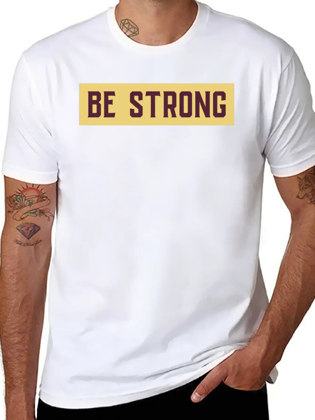 Be Strong Timeless Short Sleeve Tee – Comfy And Minimalist Design