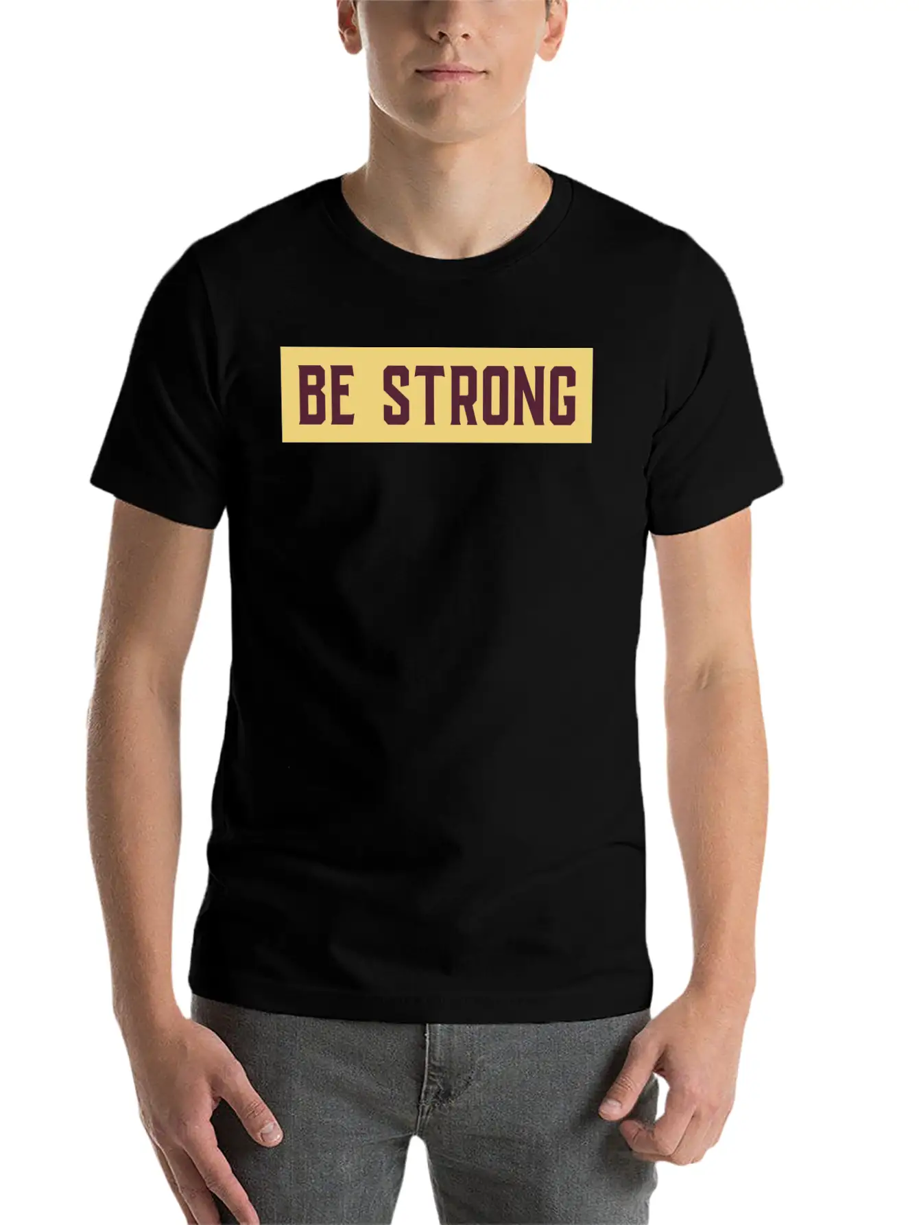 Be Strong Timeless Short Sleeve Tee – Comfy And Minimalist Design