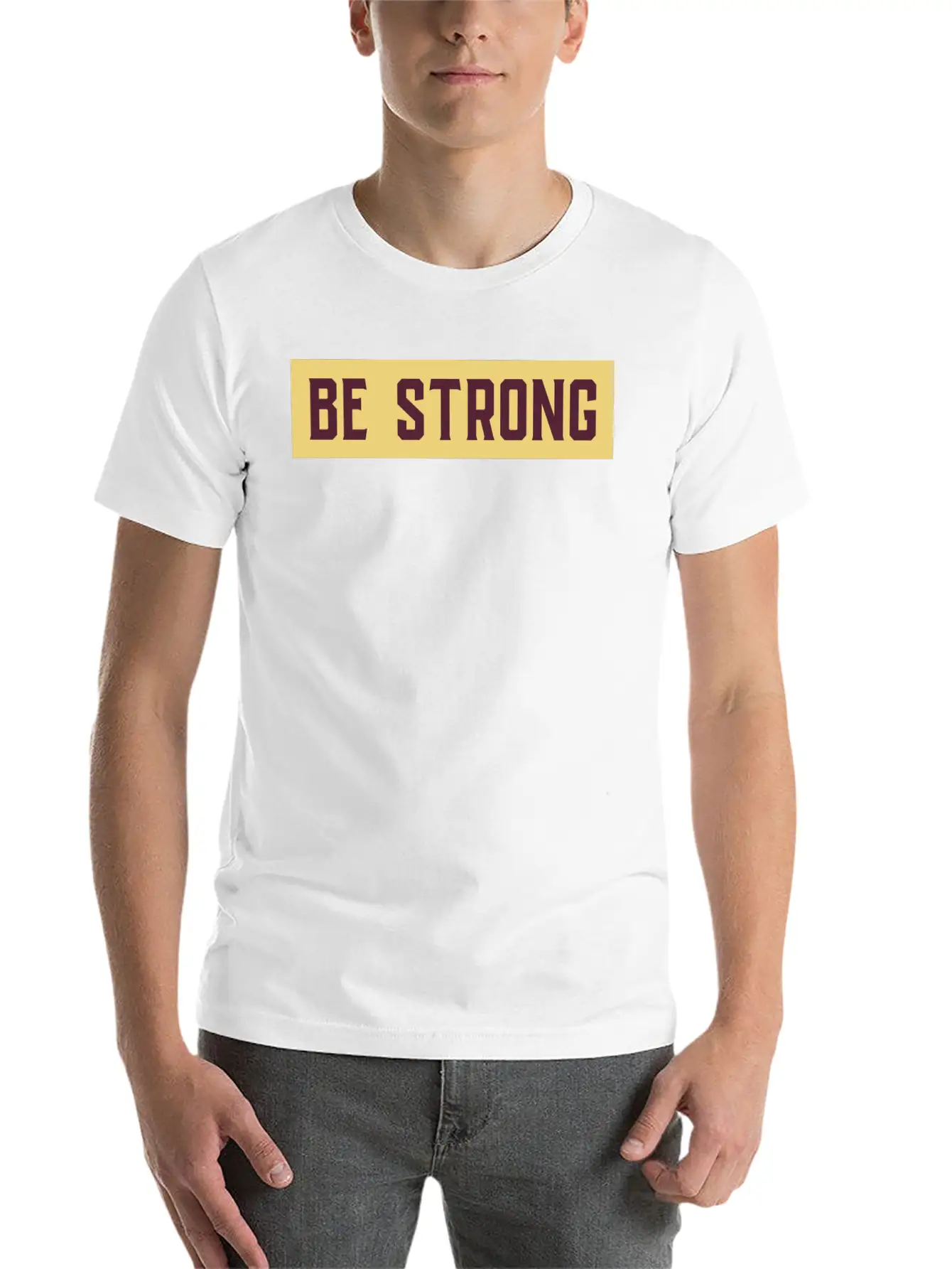 Be Strong Timeless Short Sleeve Tee – Comfy And Minimalist Design