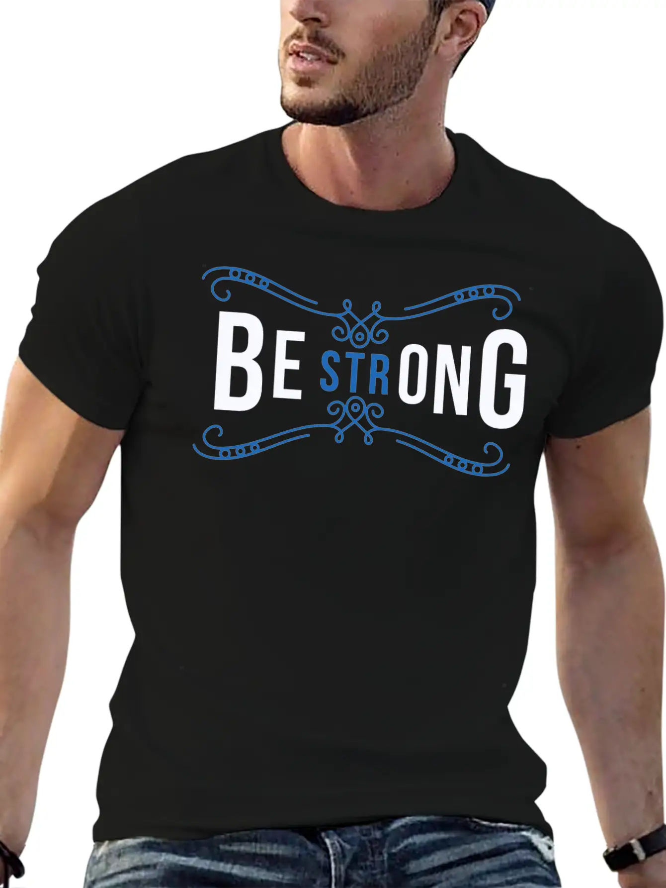 Be Strong Unisex Short Sleeve Soft Cotton T-Shirt – Casual Everyday Wear